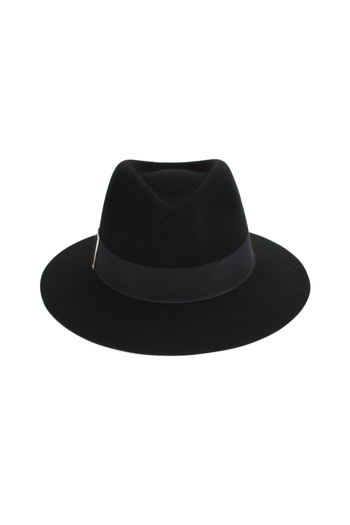 MORGAN & TAYLOR HARPER WOOL FEDORA - BLACK
