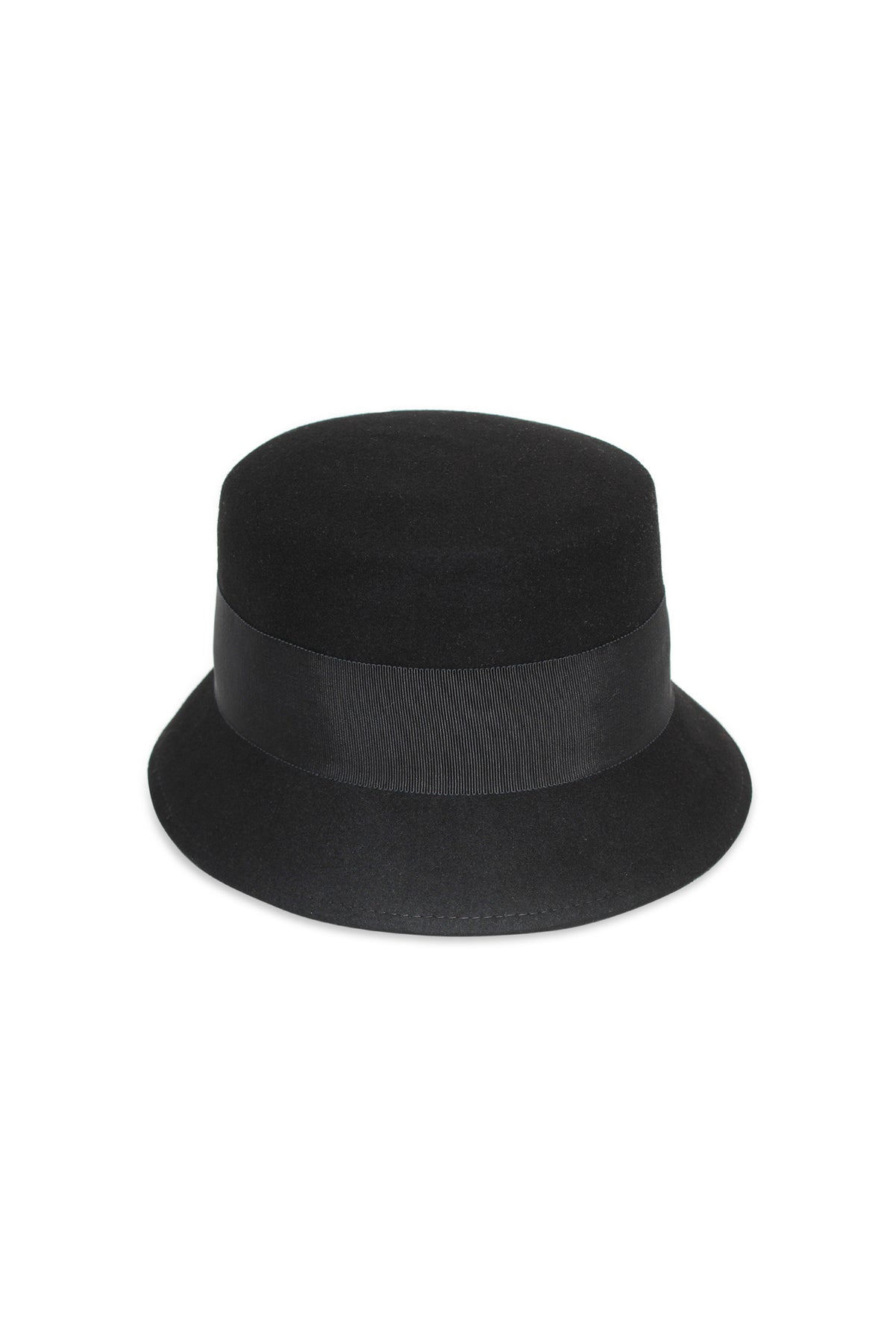 MORGAN & TAYLOR DARCY WOOL HAT - BLACK
