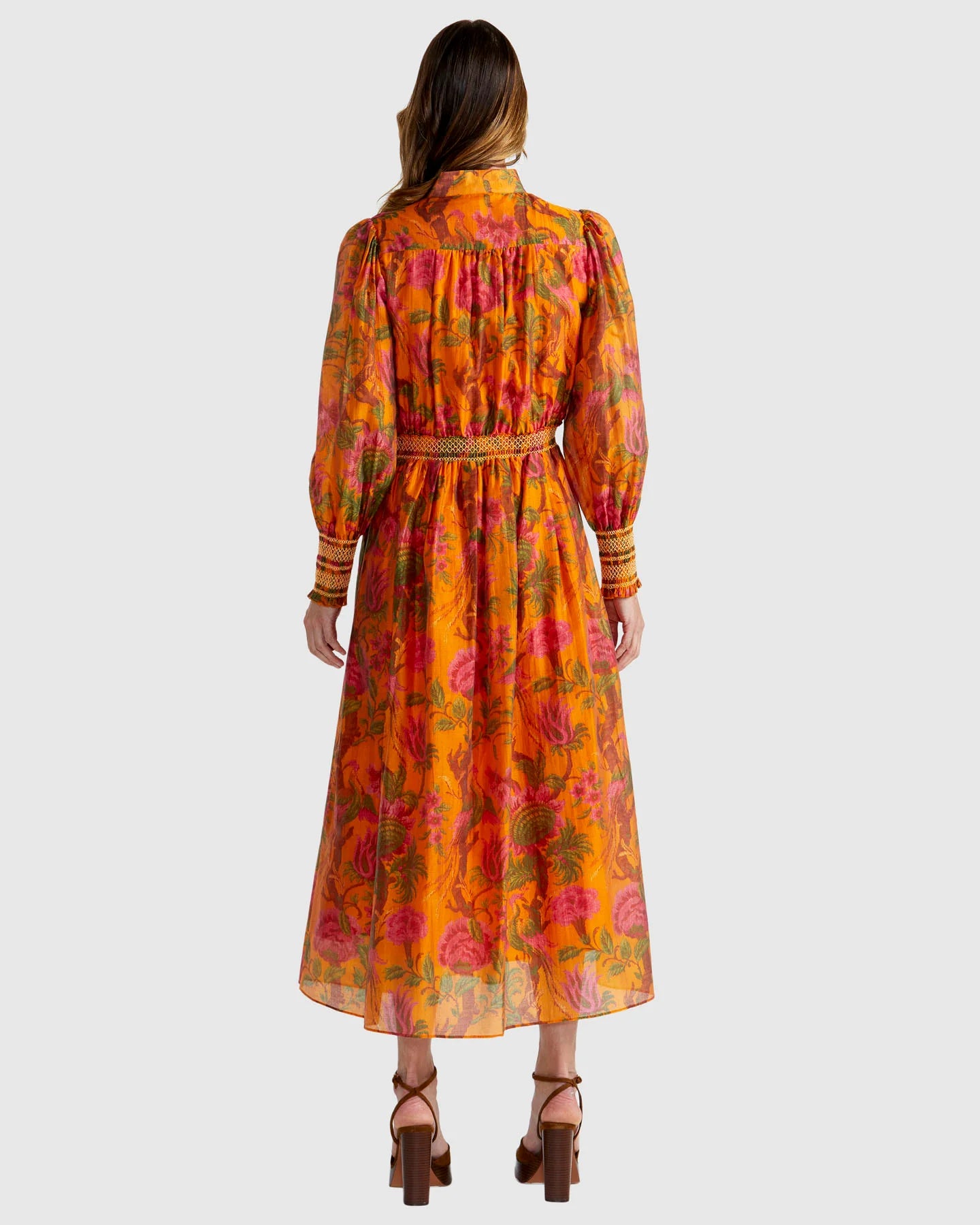 Fate+Becker Panama Dress - Orange Floral