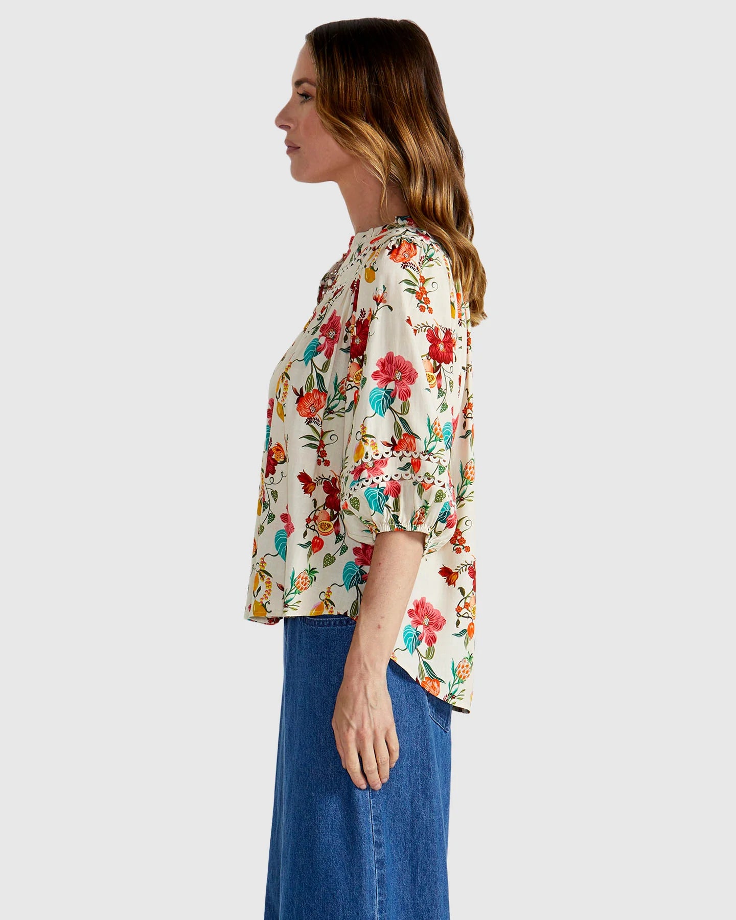 Fate+Becker Guadalupe Top - Cream Rio