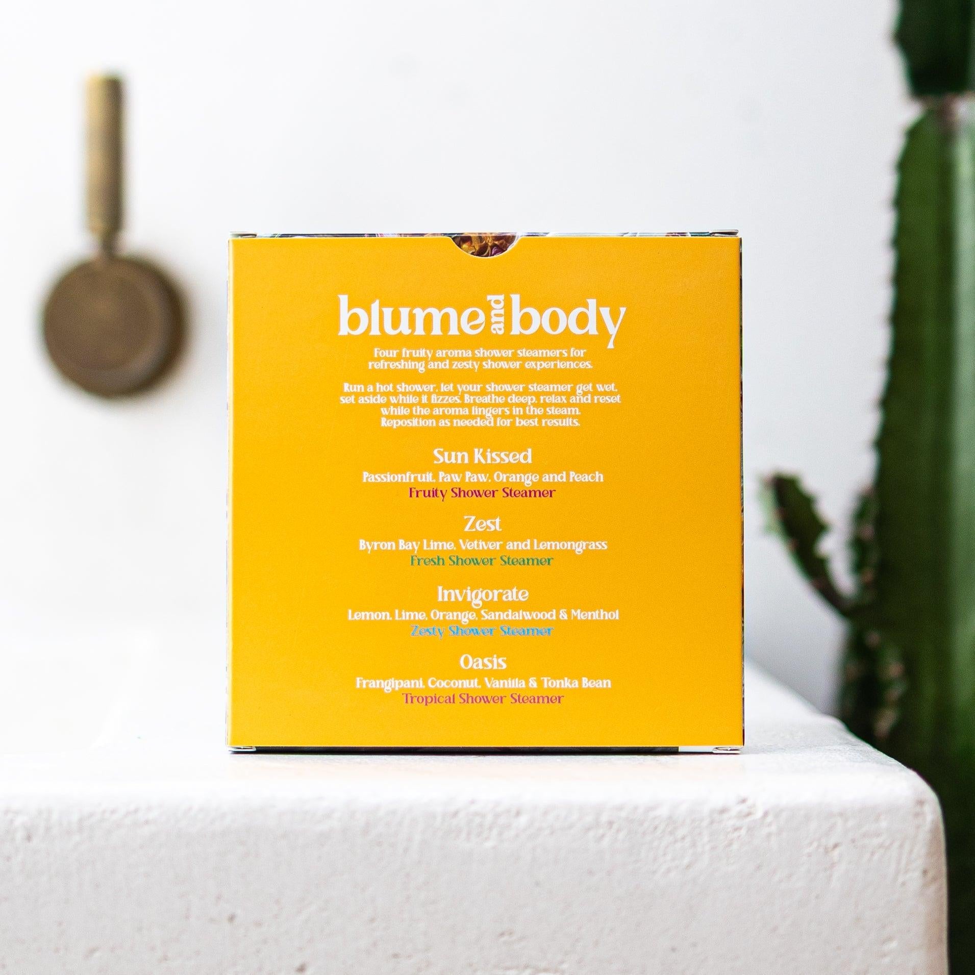 Blume & Body Shower Steamer Four Pack - FRUITY