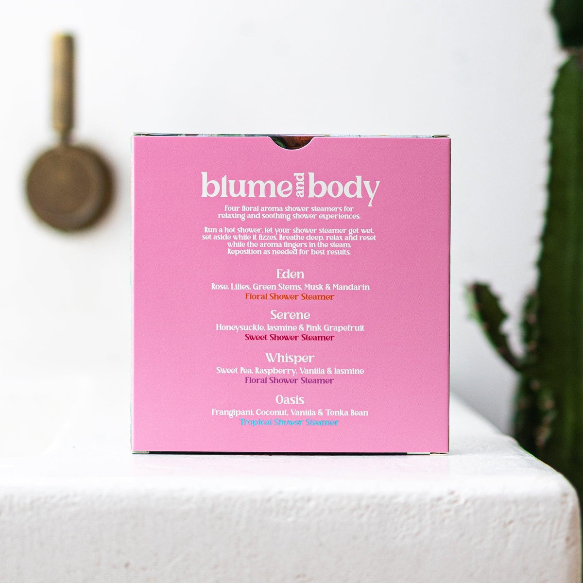 Blume & Body Shower Steamer Four Pack - FLORAL