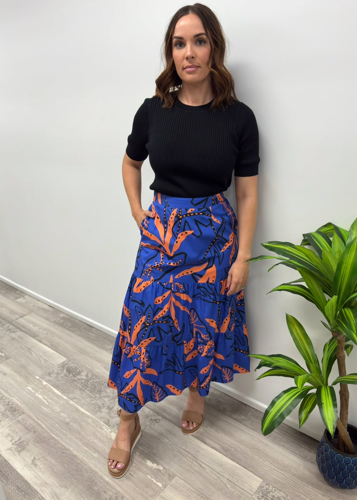 Maude Vivante Ada Skirt - Royal Fern
