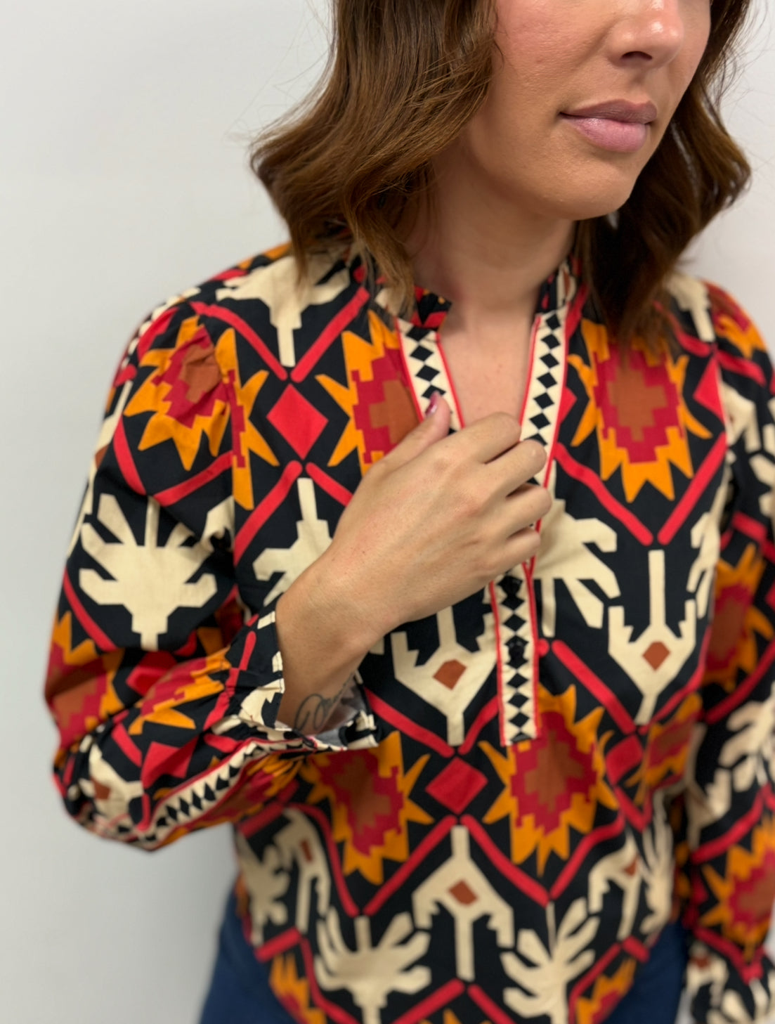 Maude Vivante Ashley Shirt - Aztec