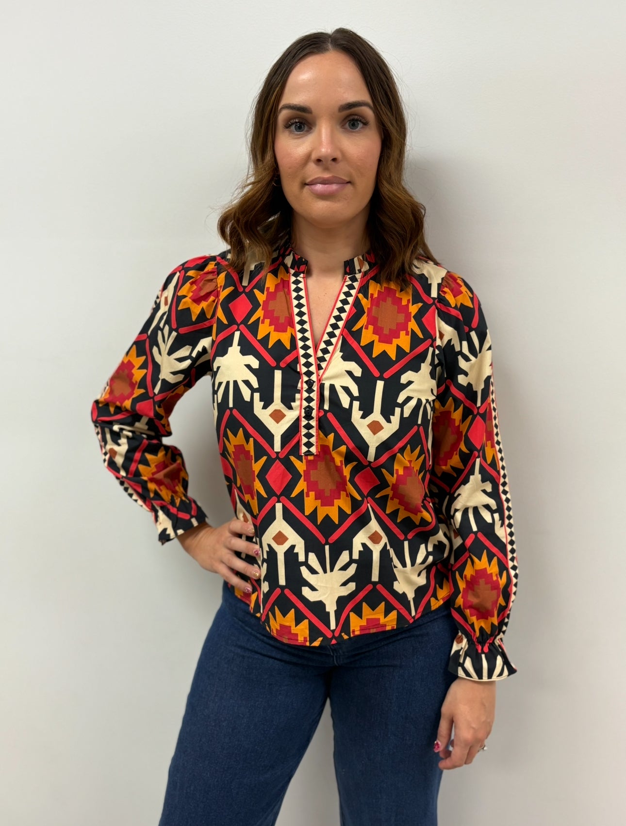 Maude Vivante Ashley Shirt - Aztec