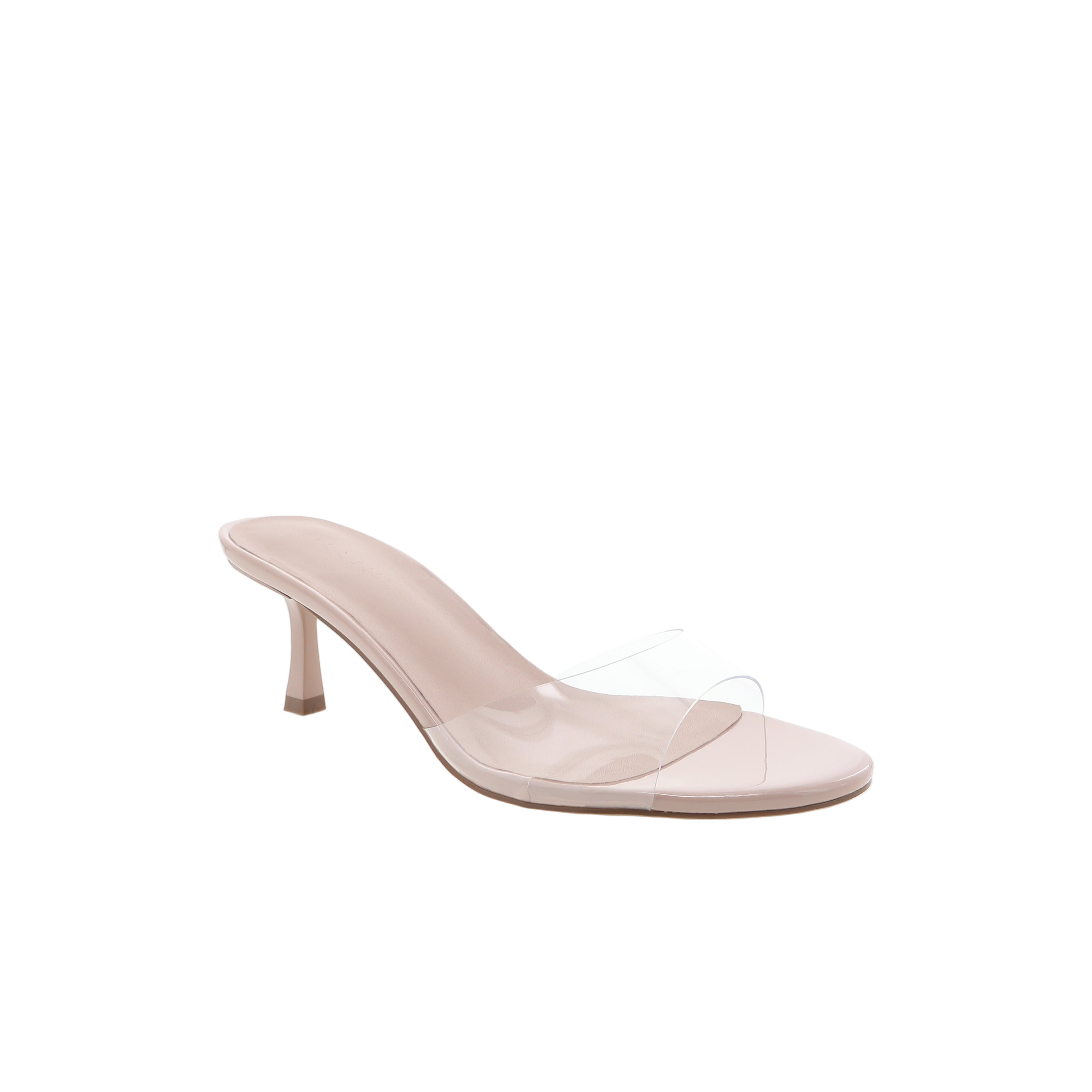 Billini GEENA Heel - Clear/Gold Raffia