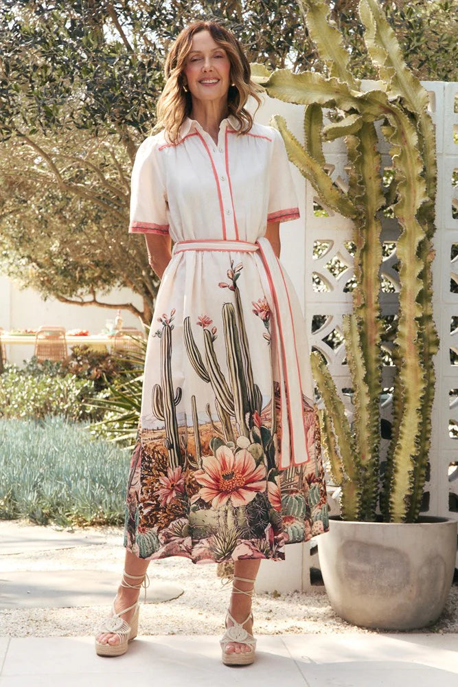 Adrift Ginnie Collared Dress - Siciliana