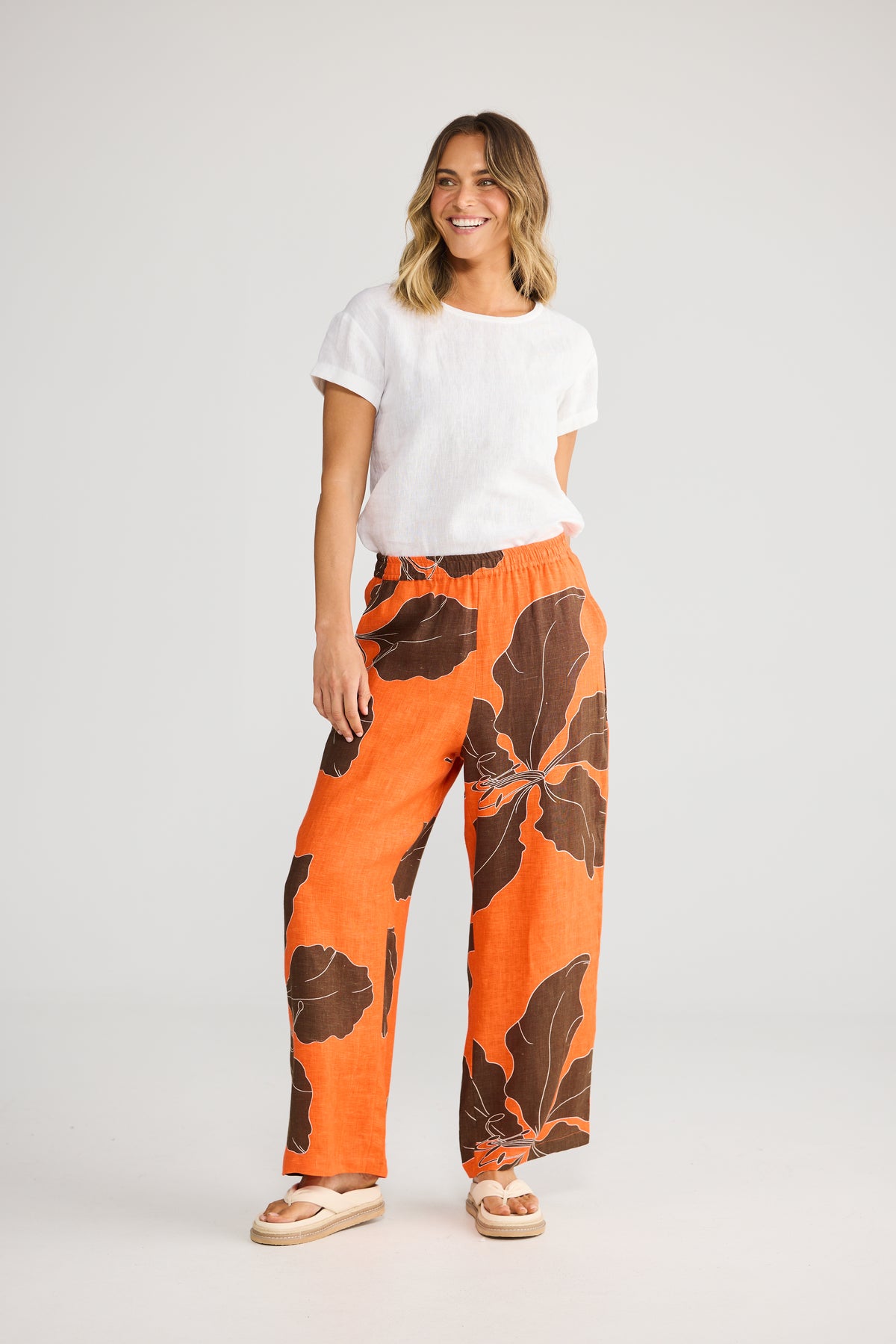 Holiday Playa Pant - Hibiscus Breeze
