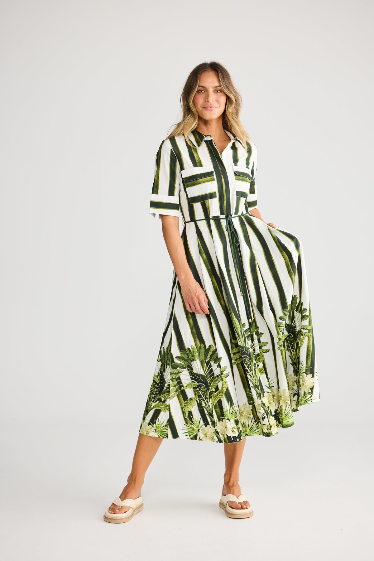 Holiday Nalani Dress - Botanica Print