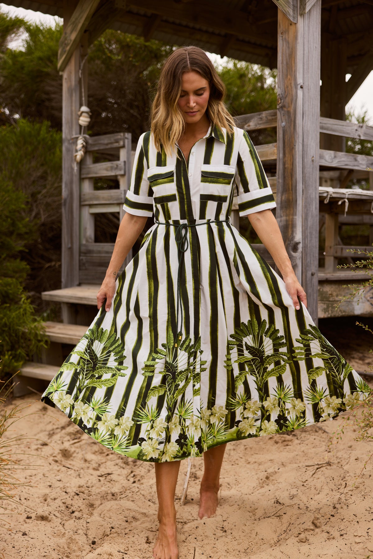 Holiday Nalani Dress - Botanica Print