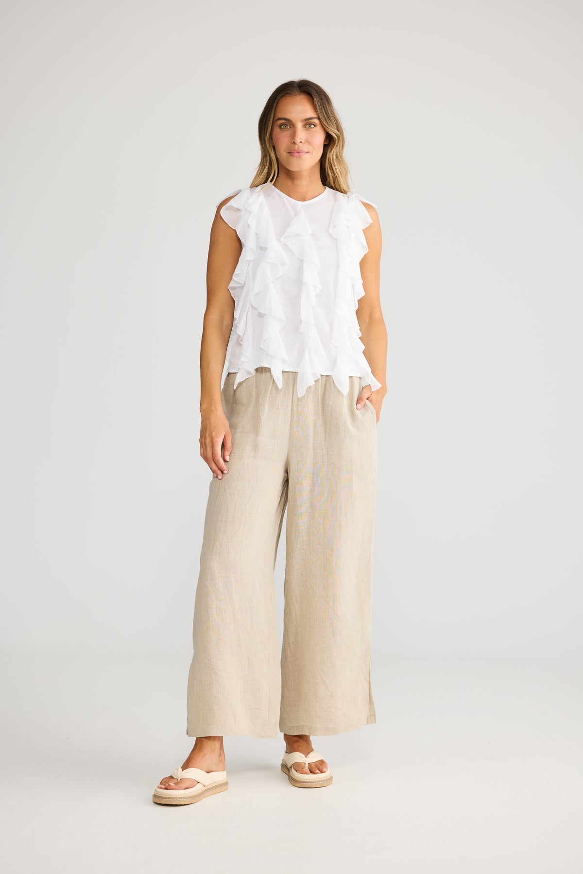 Holiday Cali Top - White