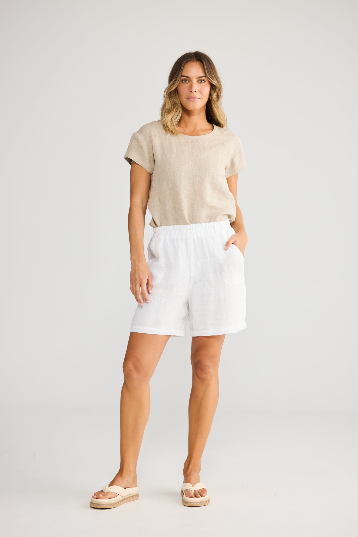 Holiday Captain Short - White