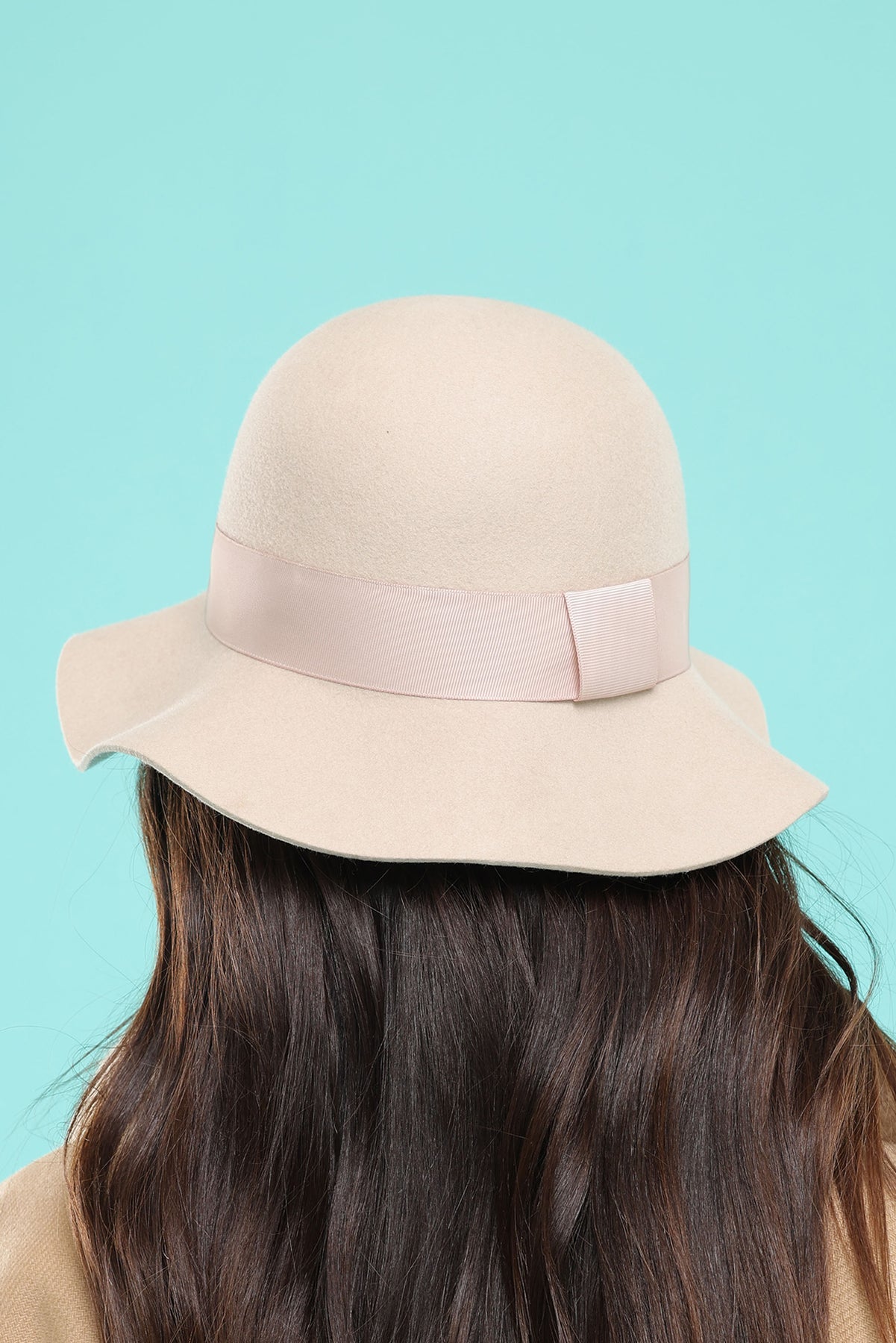 MORGAN & TAYLOR MIAH SMALL WOOL FLOPPY - BEIGE