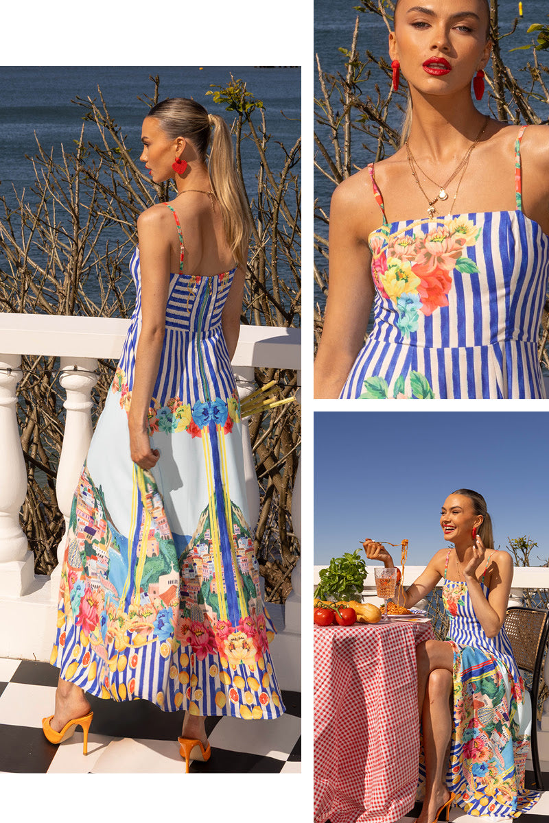 Mia Milani Positano Maxi Dress