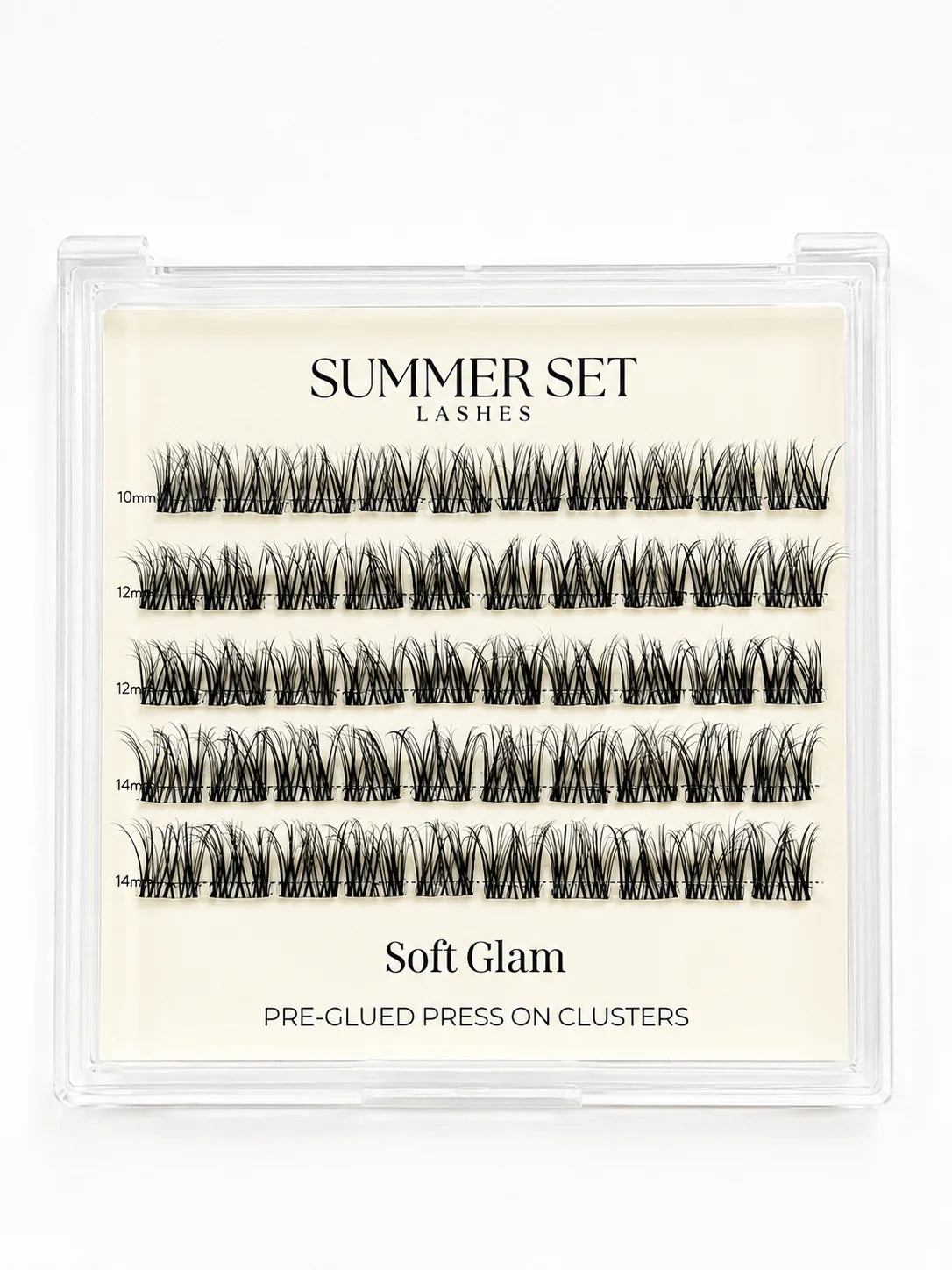 Summer Set Lashes - Easy Peasy Lashes Soft Glam - Black
