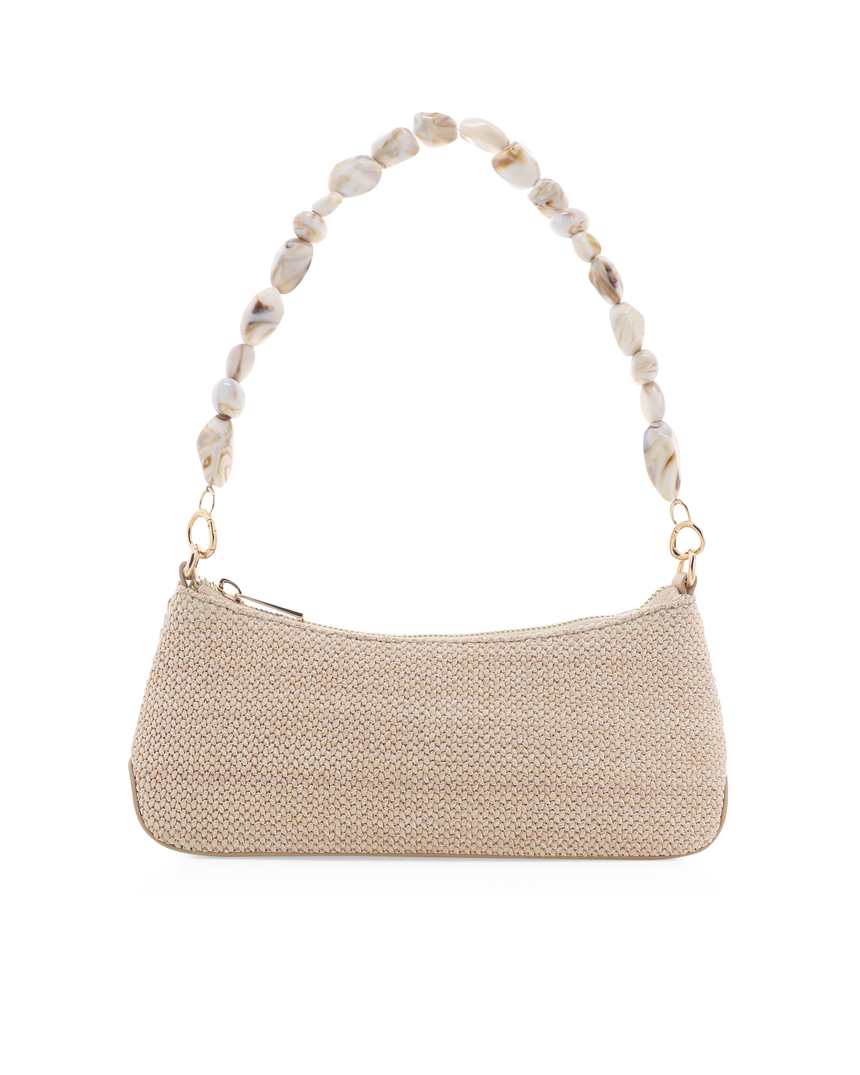 Billini JAMIE Shoulder Bag - Natural Raffia-Bone