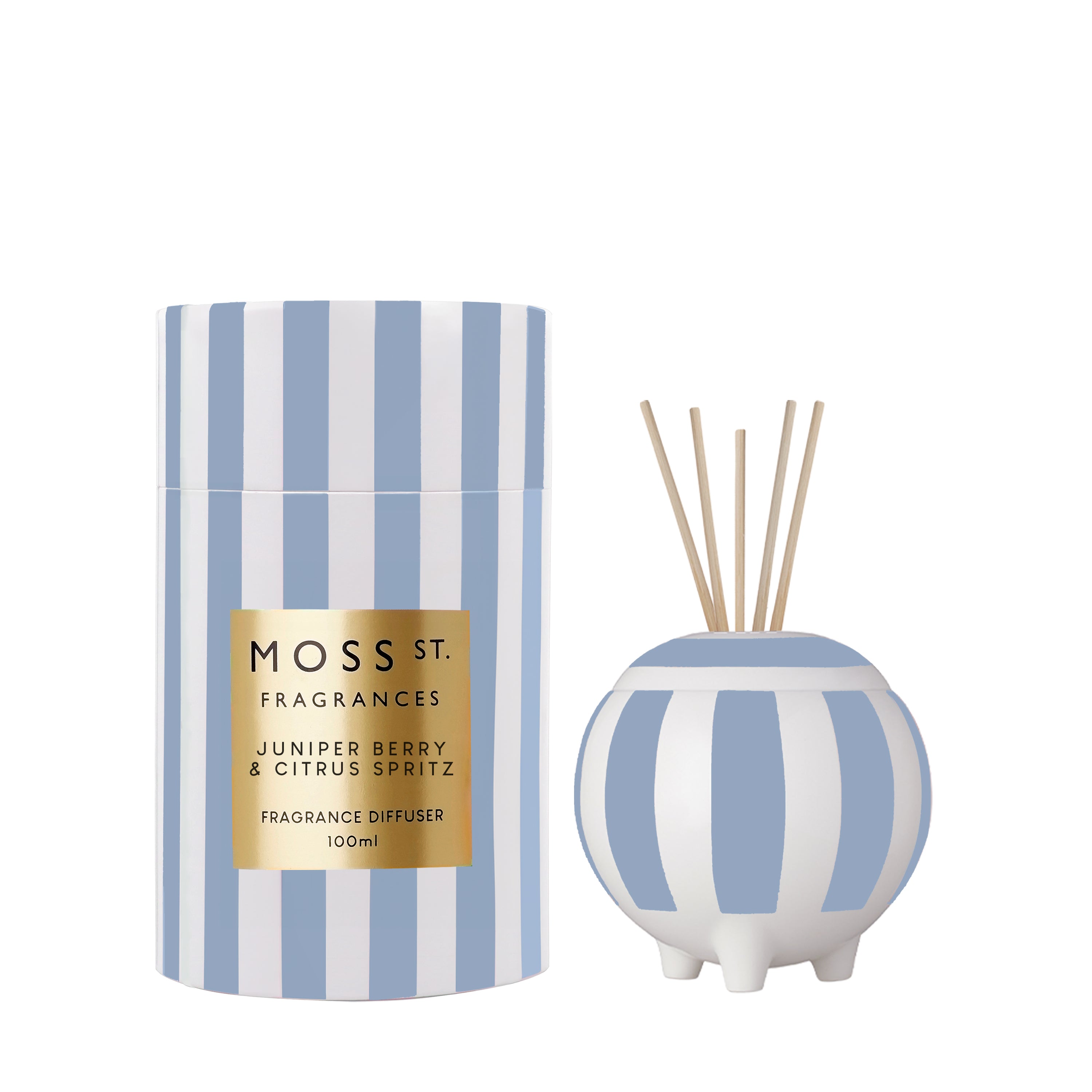 Moss St Juniper Berry & Citrus Spritz Ceramic Mini Diffuser 100ml