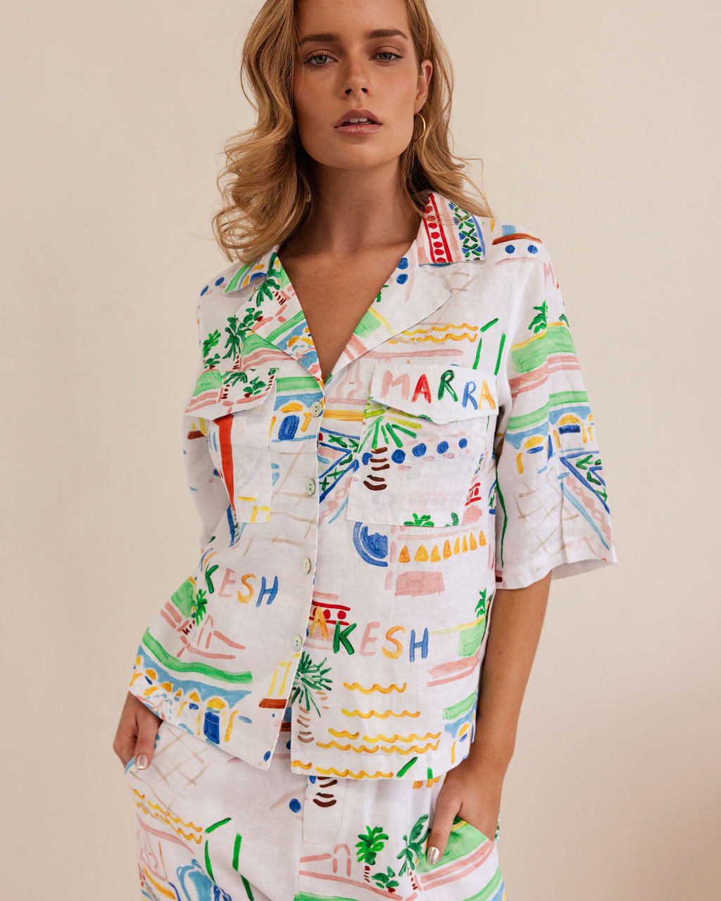 Kaleido Safari Shirt - Marrakesh
