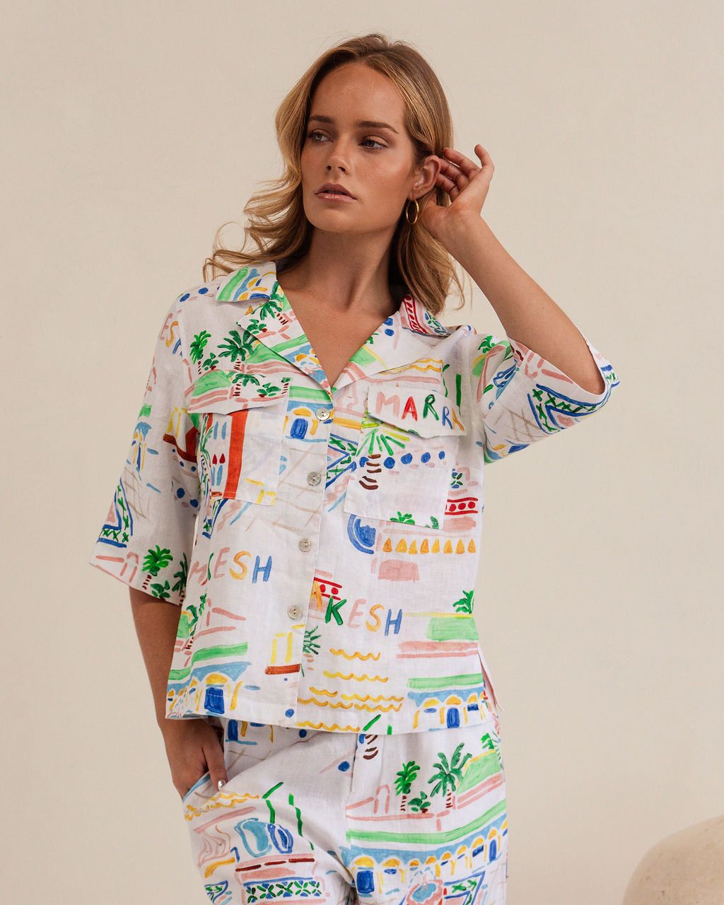 Kaleido Safari Shirt - Marrakesh