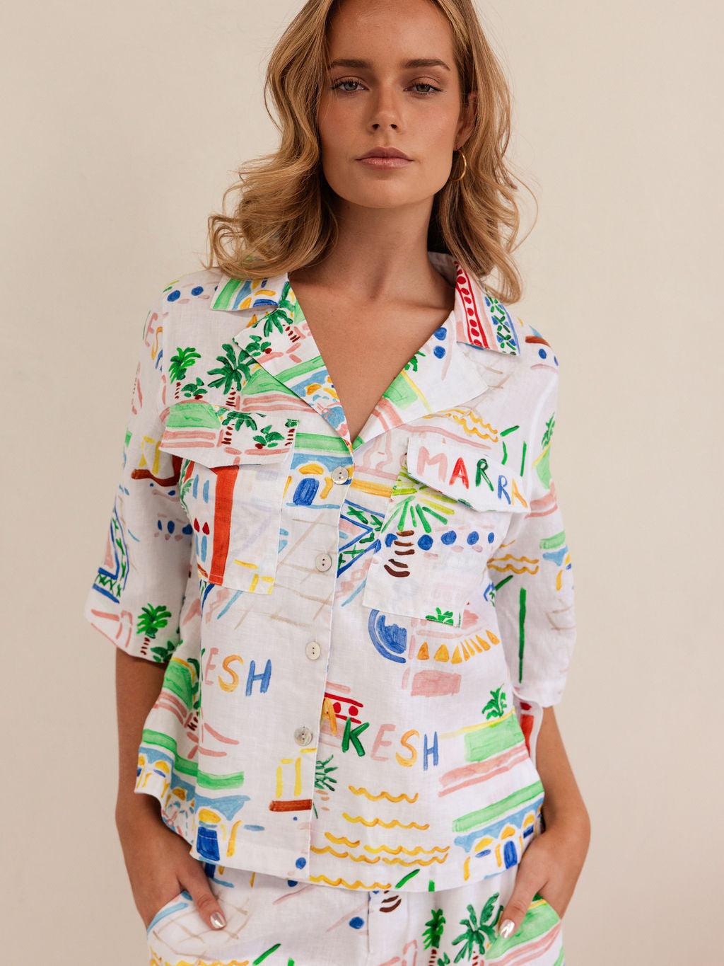Kaleido Safari Shirt - Marrakesh