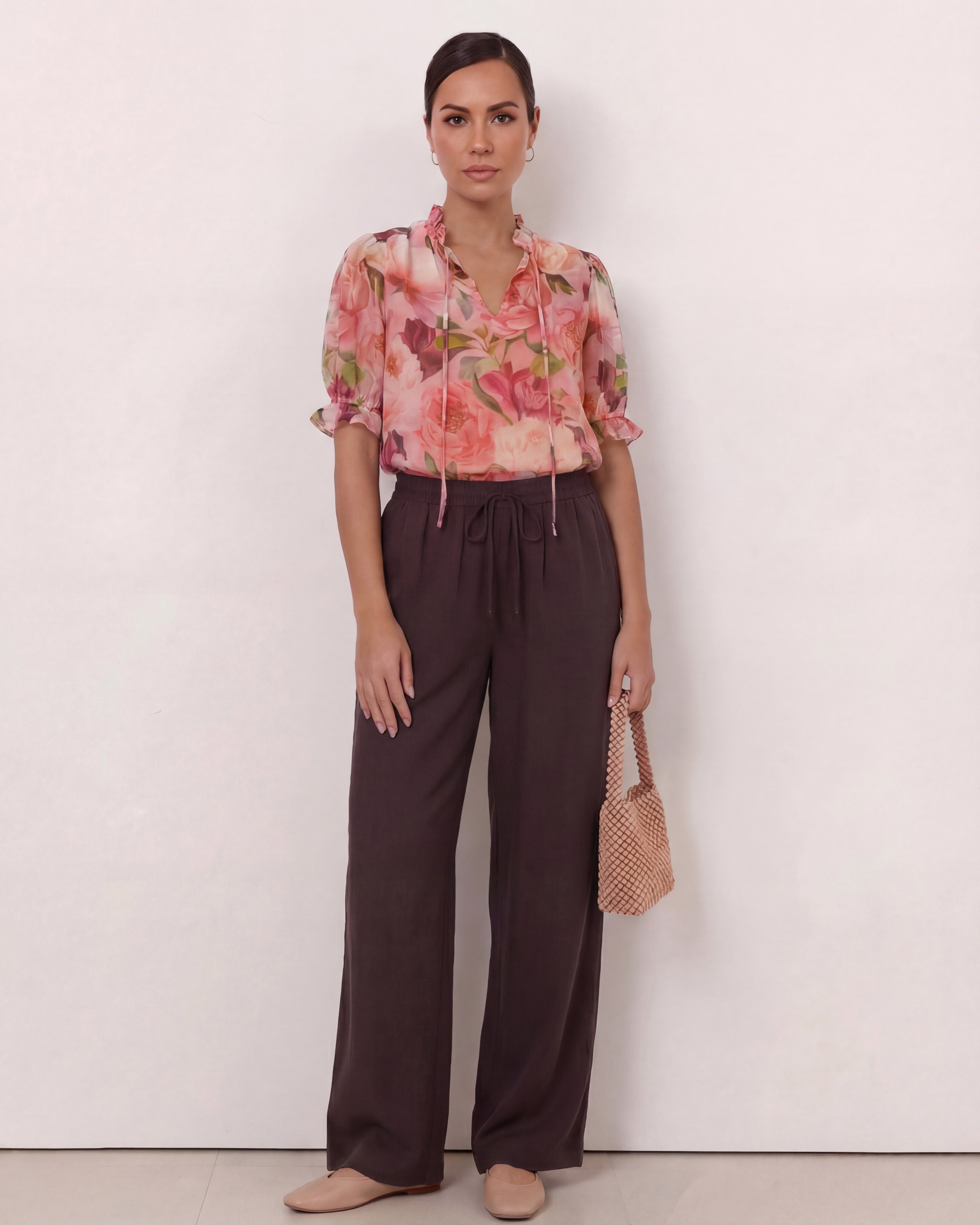 Liberty Rose Blush Floral Top