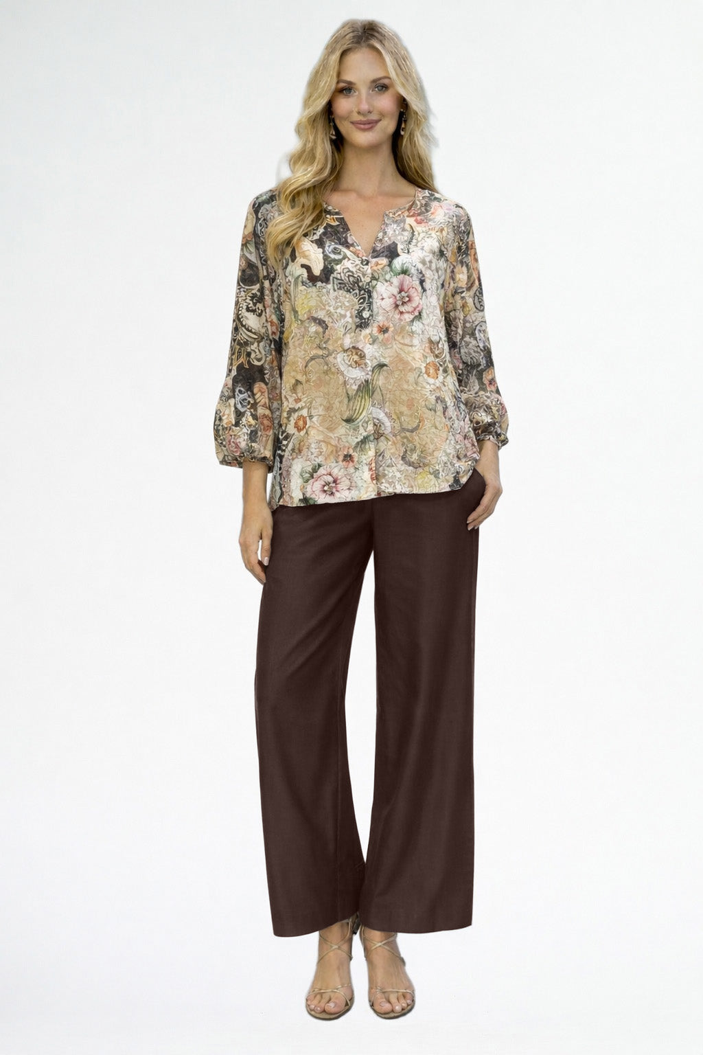 La Strada Cotton Printed Top