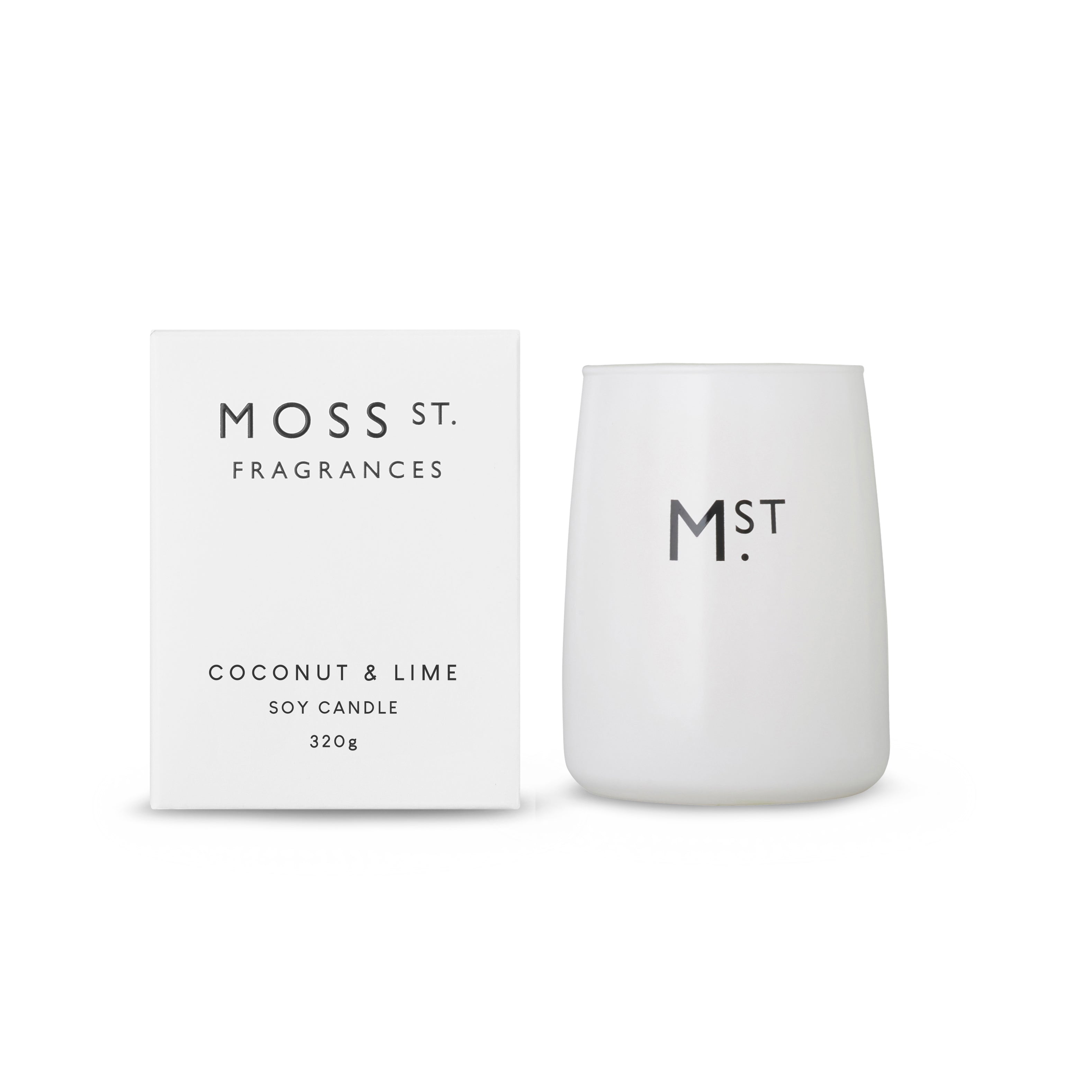 Moss St Coconut & Lime Soy Large Candle 370g