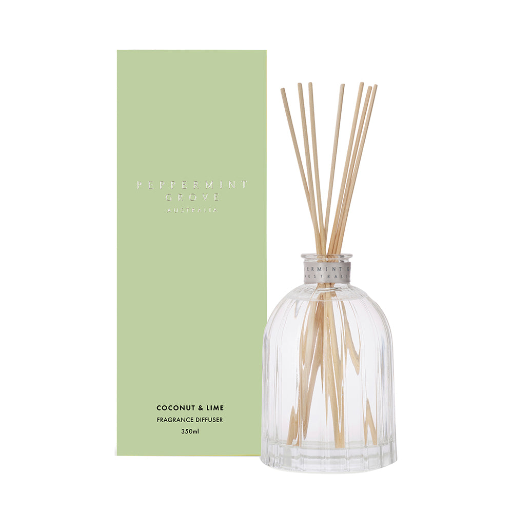 Peppermint Grove Coconut & Lime Fragrance Large Diffuser 350ml