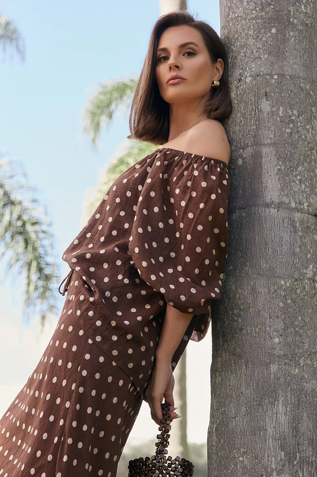 Adorne Kelsey Off/On Shoulder Top