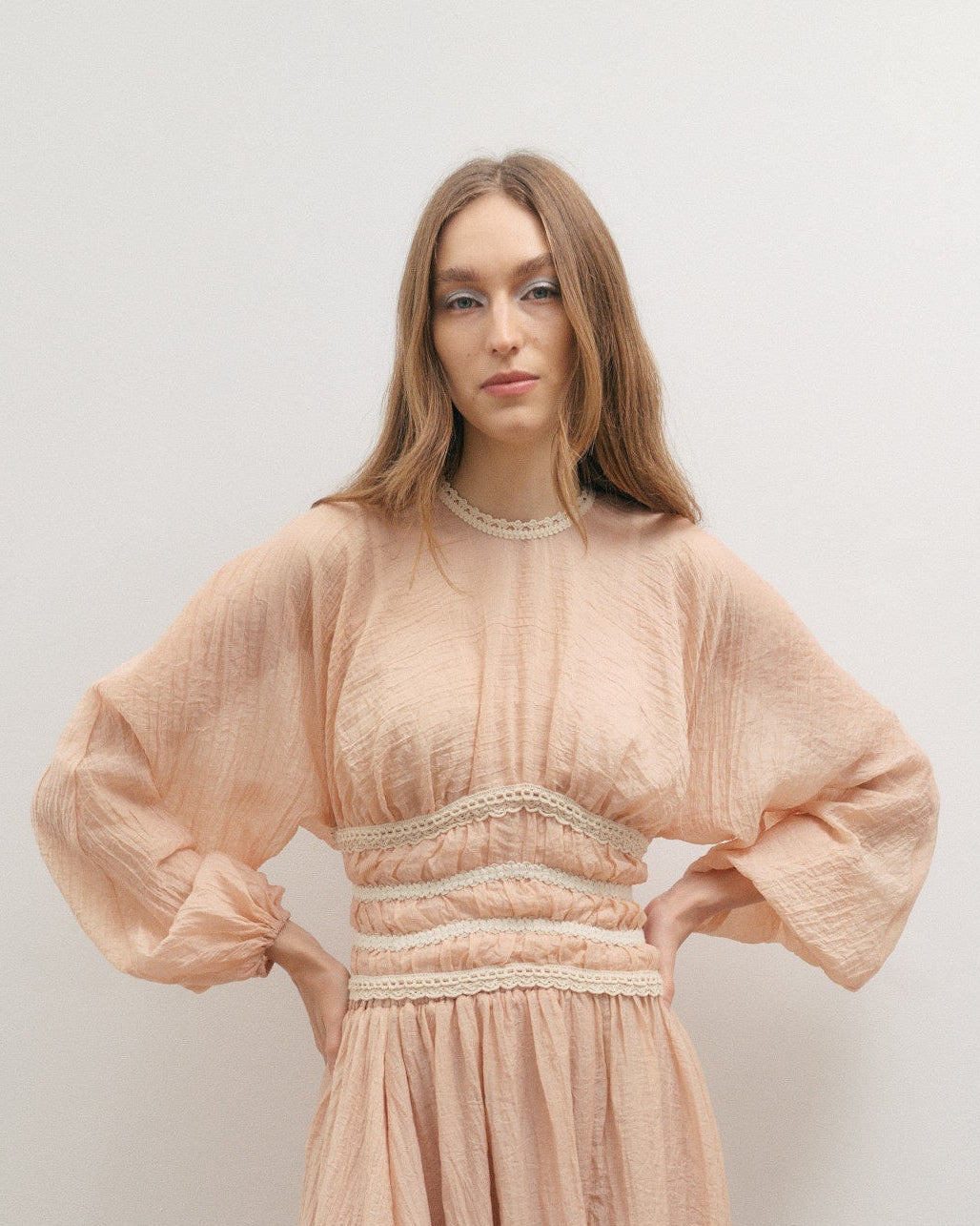 Maevarii Poetic Dreams Top - Peach Pearl