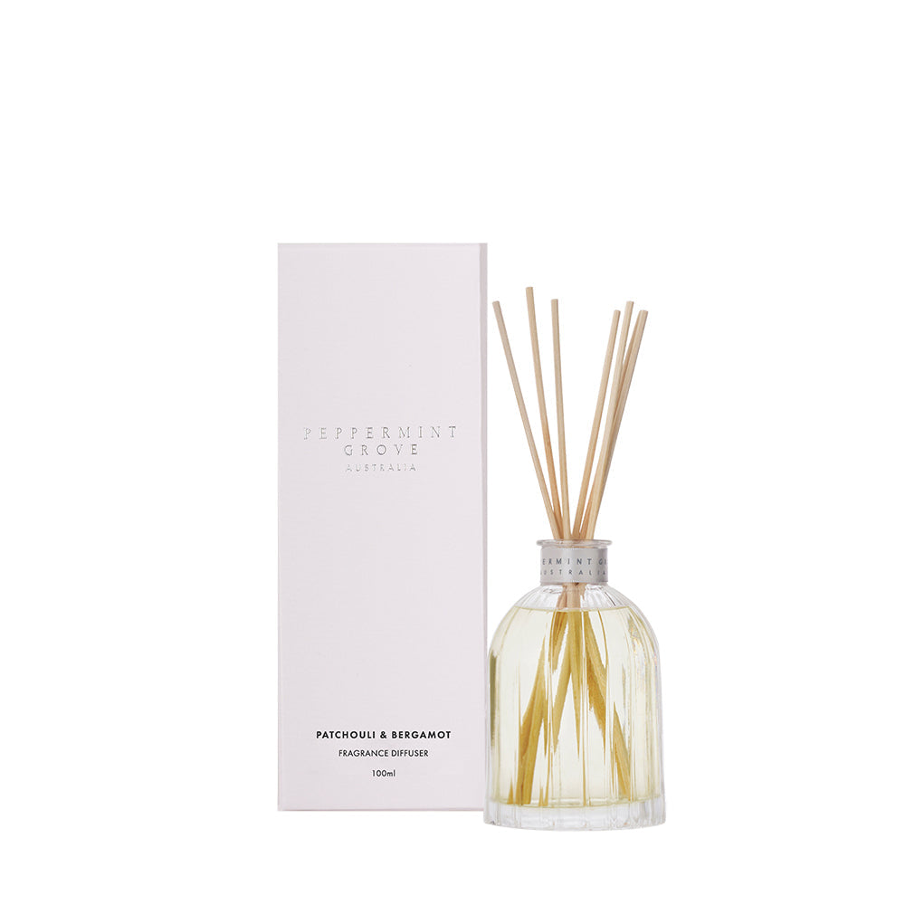 Peppermint Grove Patchouli & Bergamot Mini Fragrance Diffuser 100ml