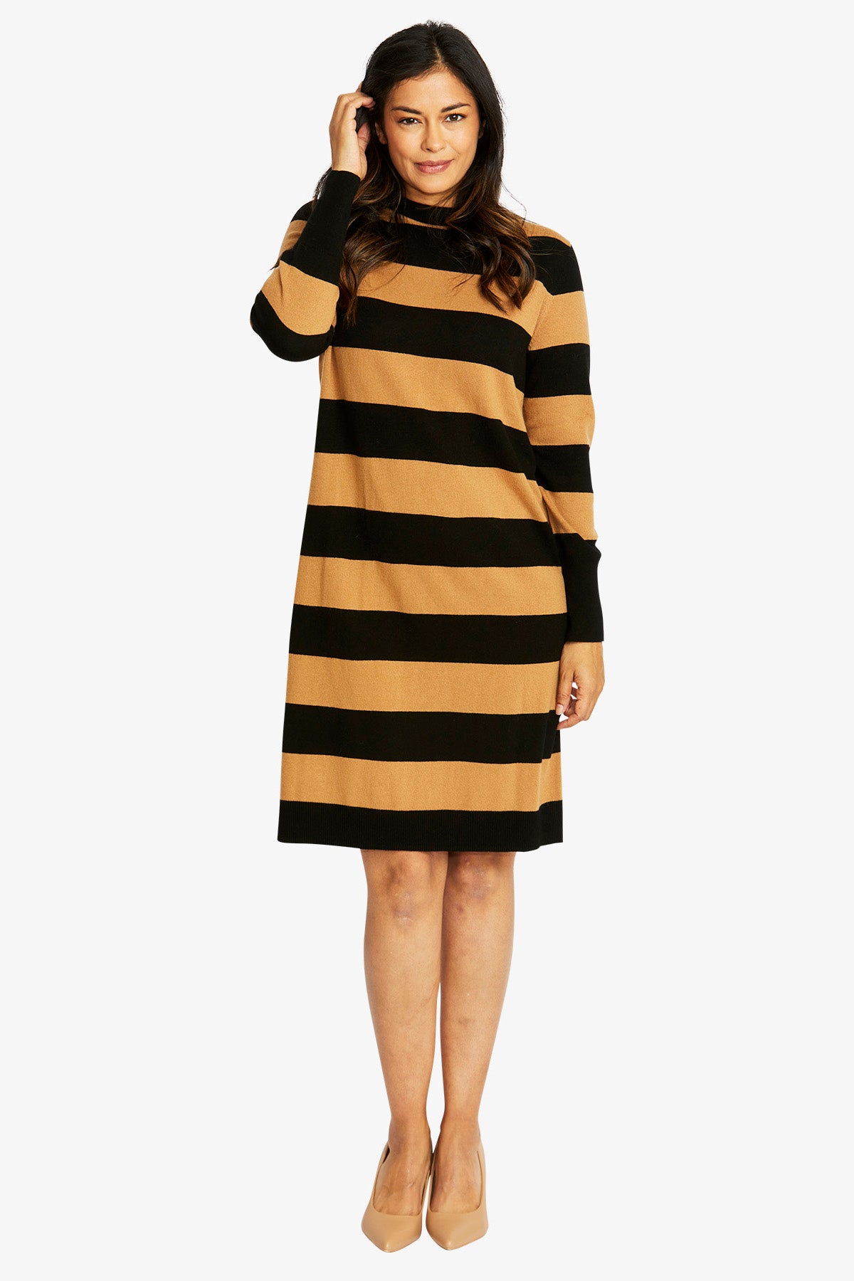 Ping Pong Eva Jumper Dress - Black/Butterscotch