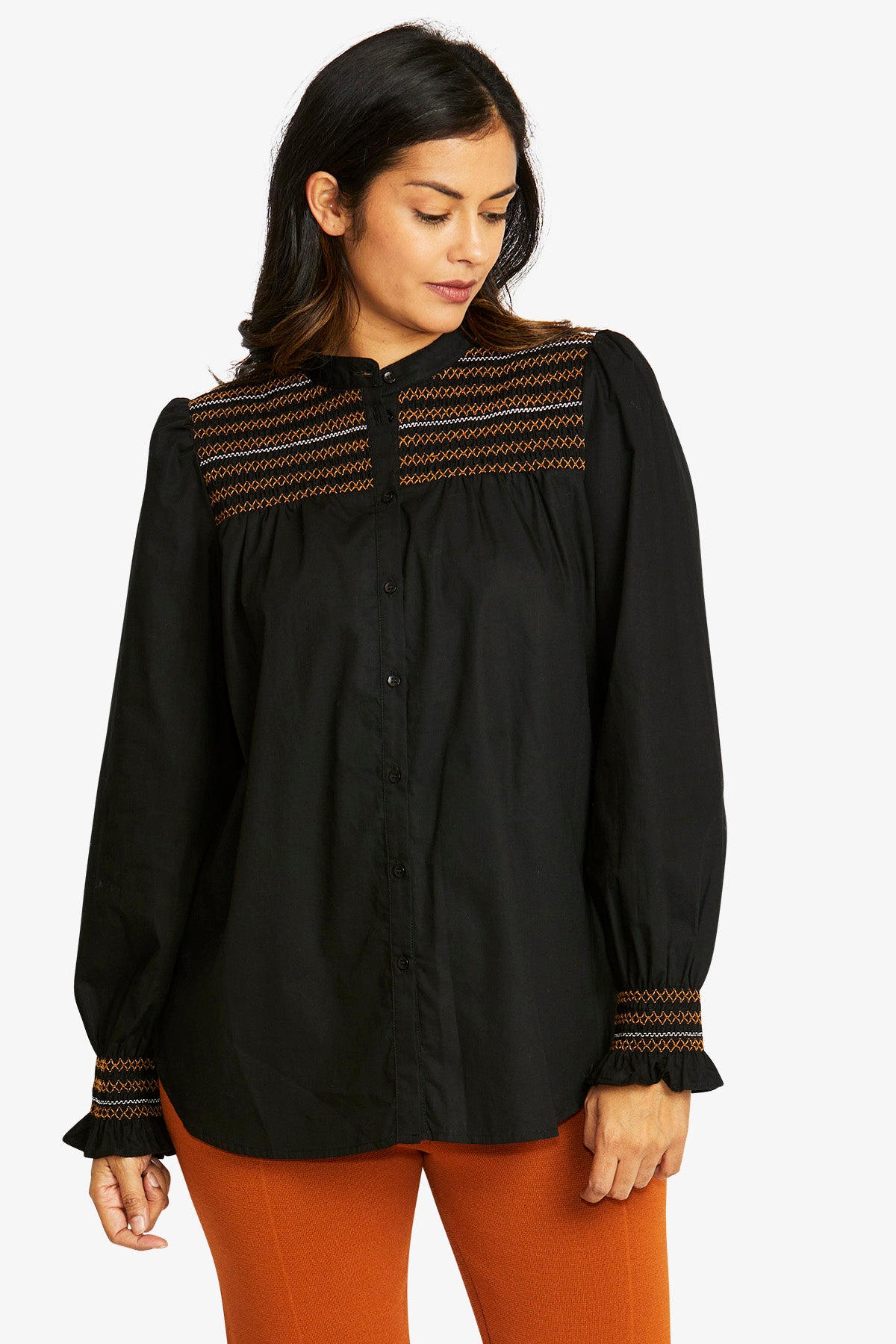 Ping Pong Theodora Blouse - Black