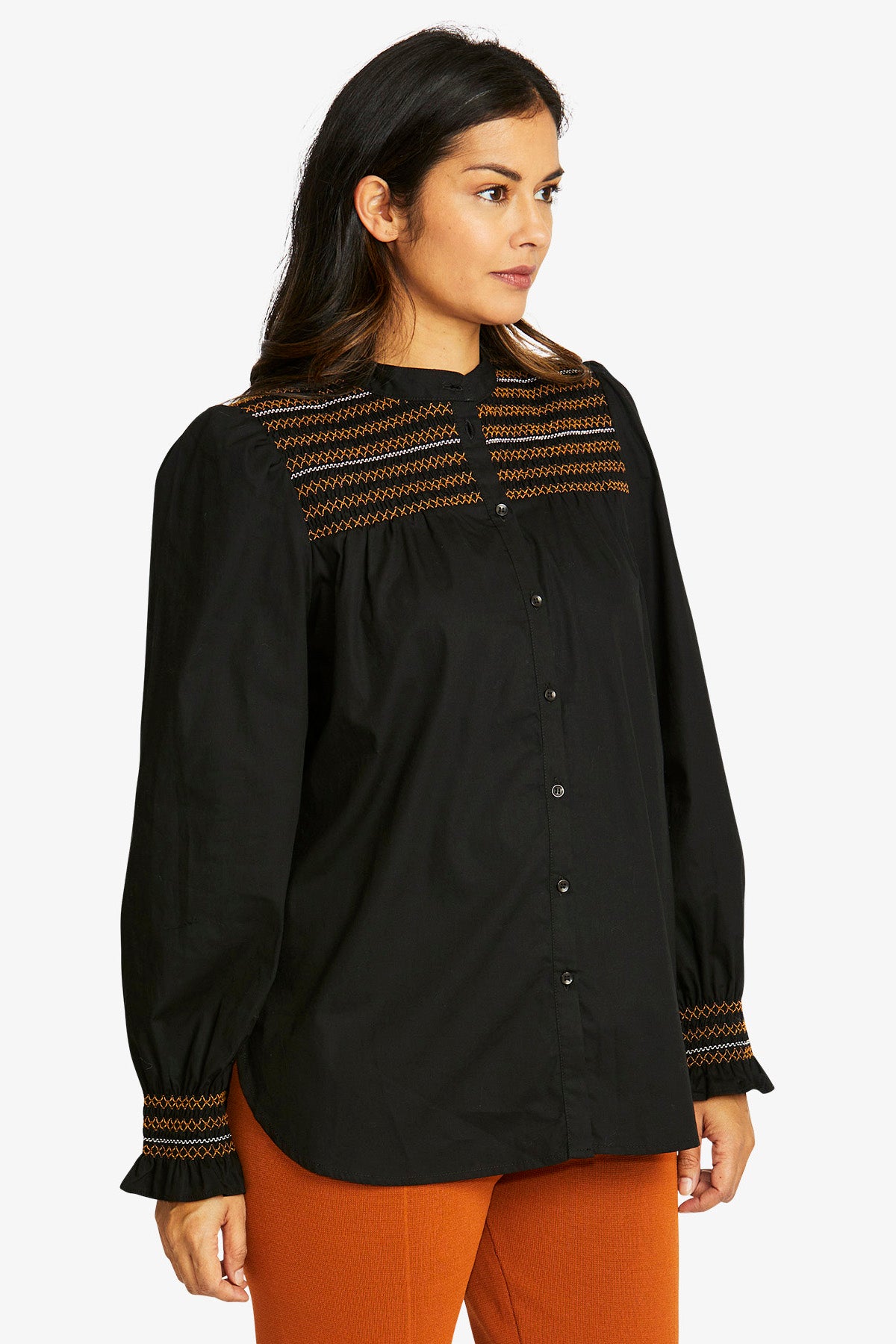 Ping Pong Theodora Blouse - Black