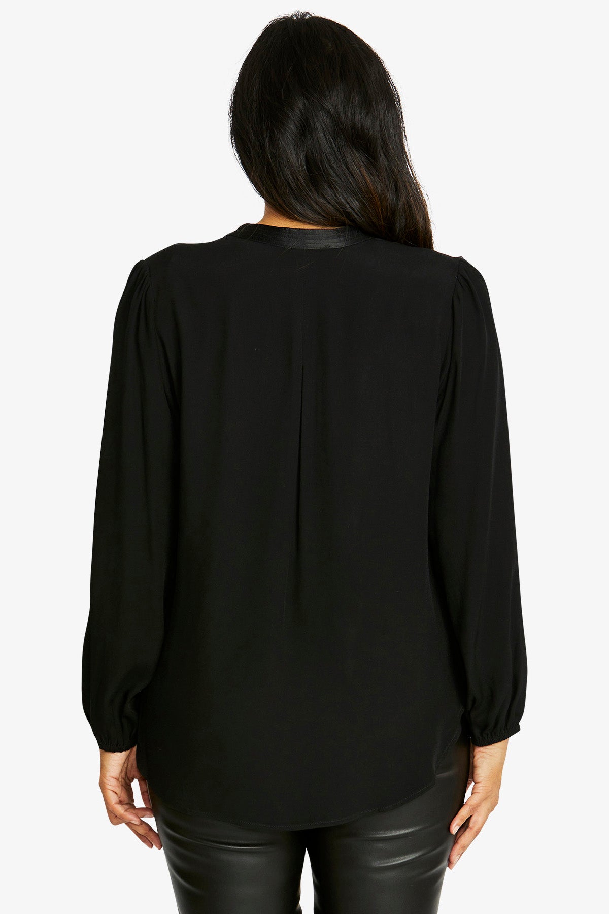 Ping Pong Nickie Long Sleeve Top - Black