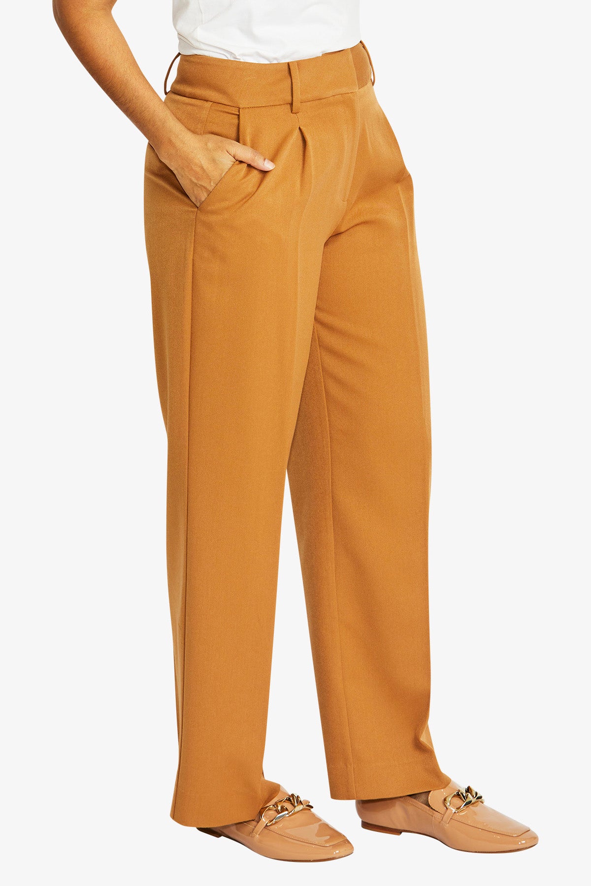 Ping Pong City Trouser - Dark Butterscotch