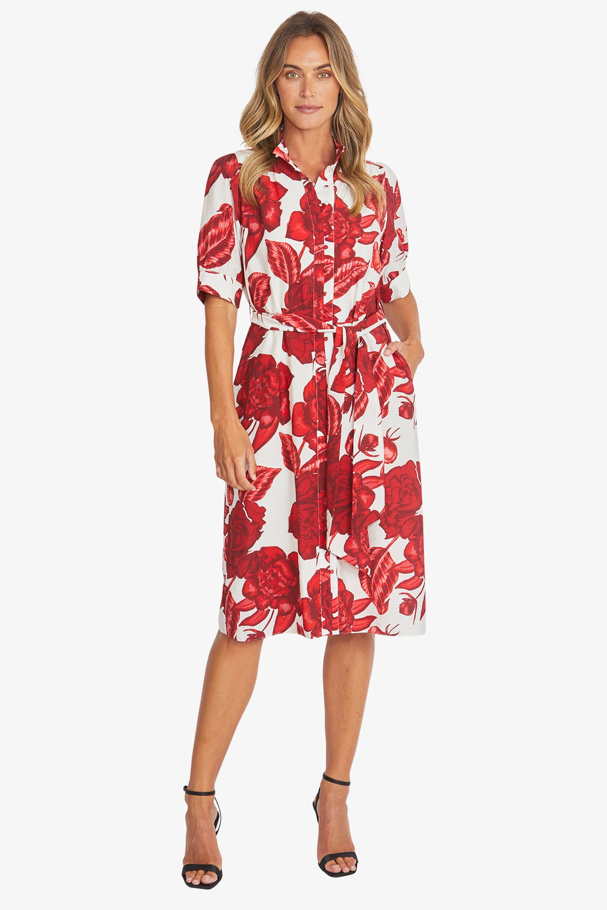 Ping Pong Valencia Belted Dress