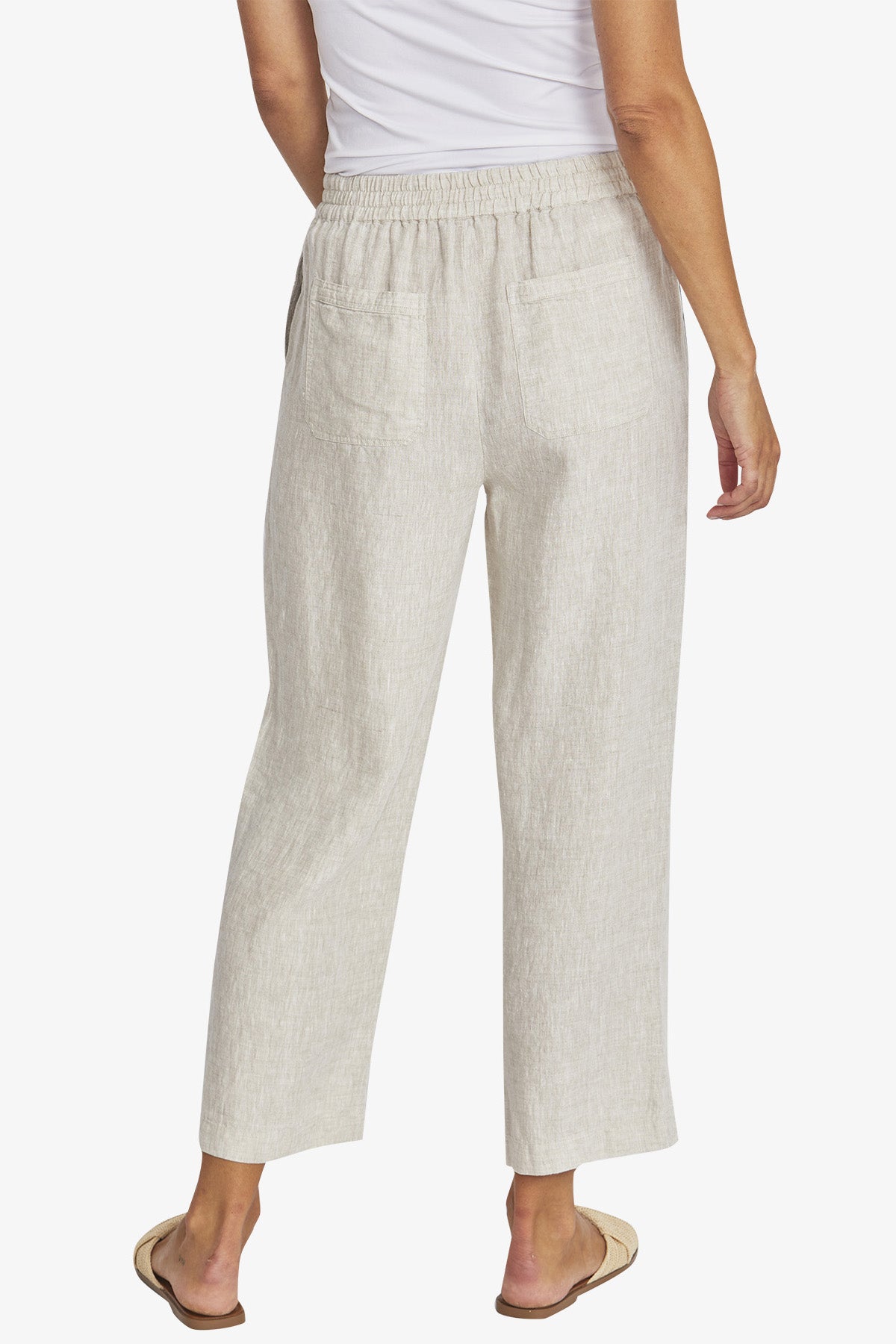 Ping Pong Tropez Linen Pant - Raffia