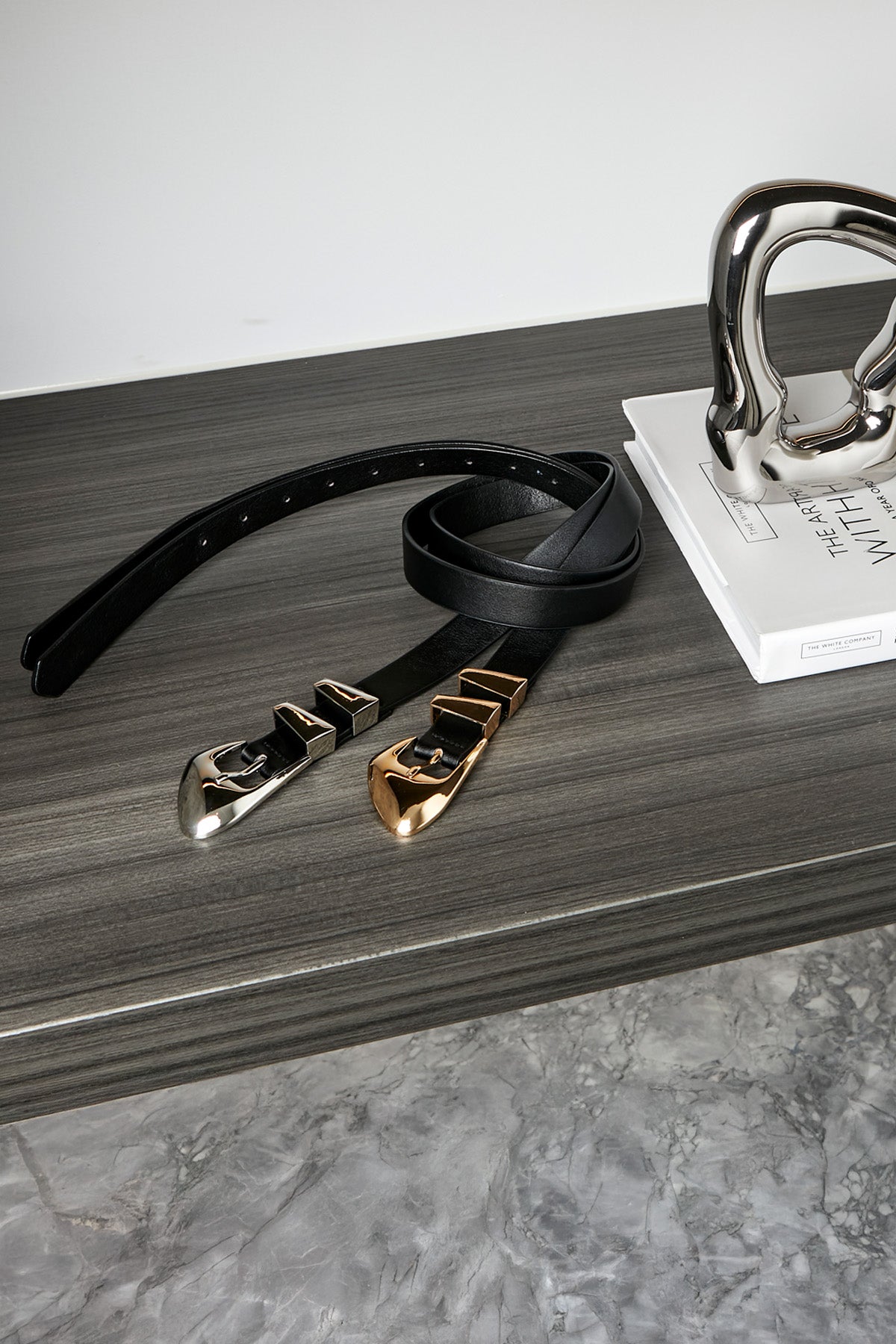 Ping Pong Sienna Abstract Belt