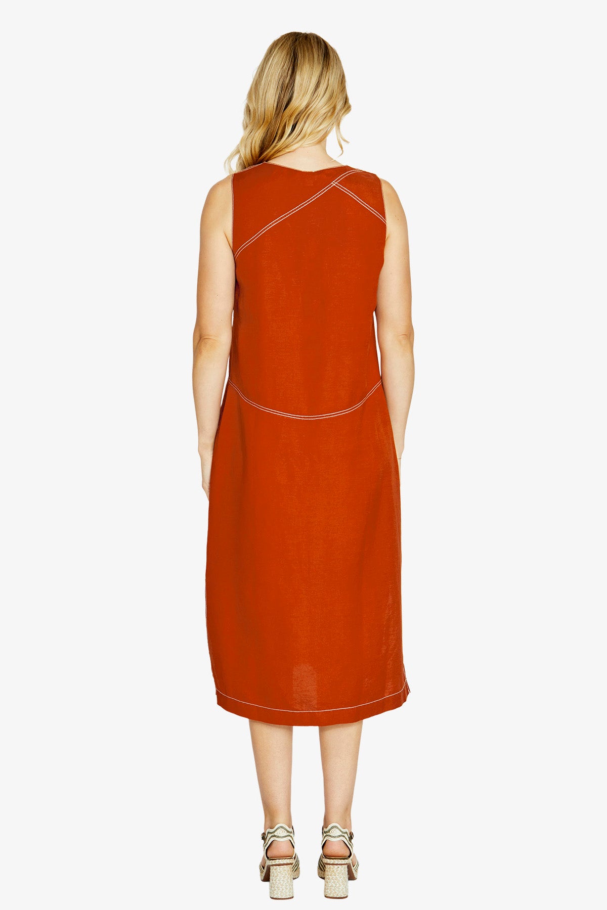 Ping Pong Luca V-Neck Sleeveless Maxi Dress - Frangelico