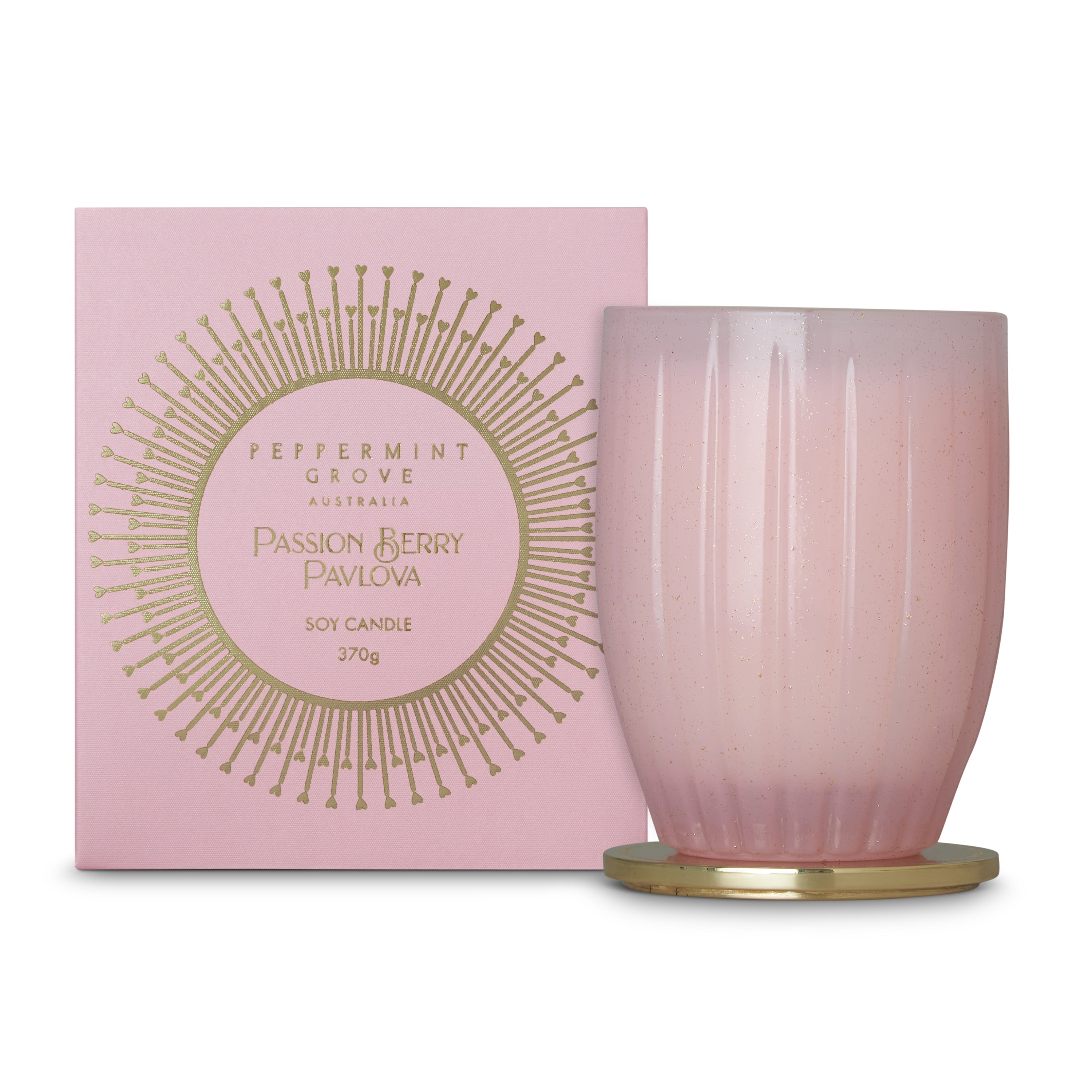 Peppermint Grove Passion Berry Pavlova Soy Candle 370g