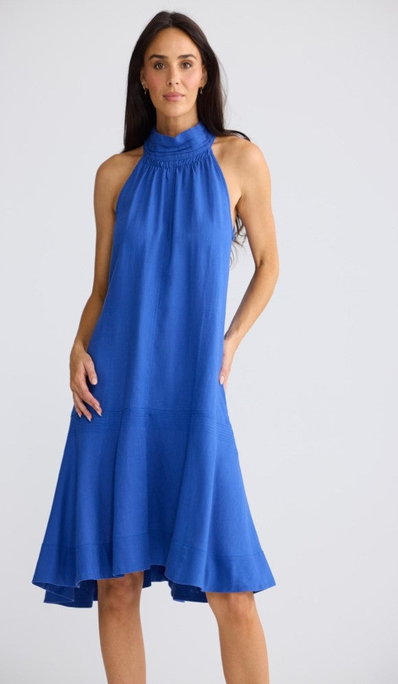 Brave+True Rose All Day Dress - Cobalt