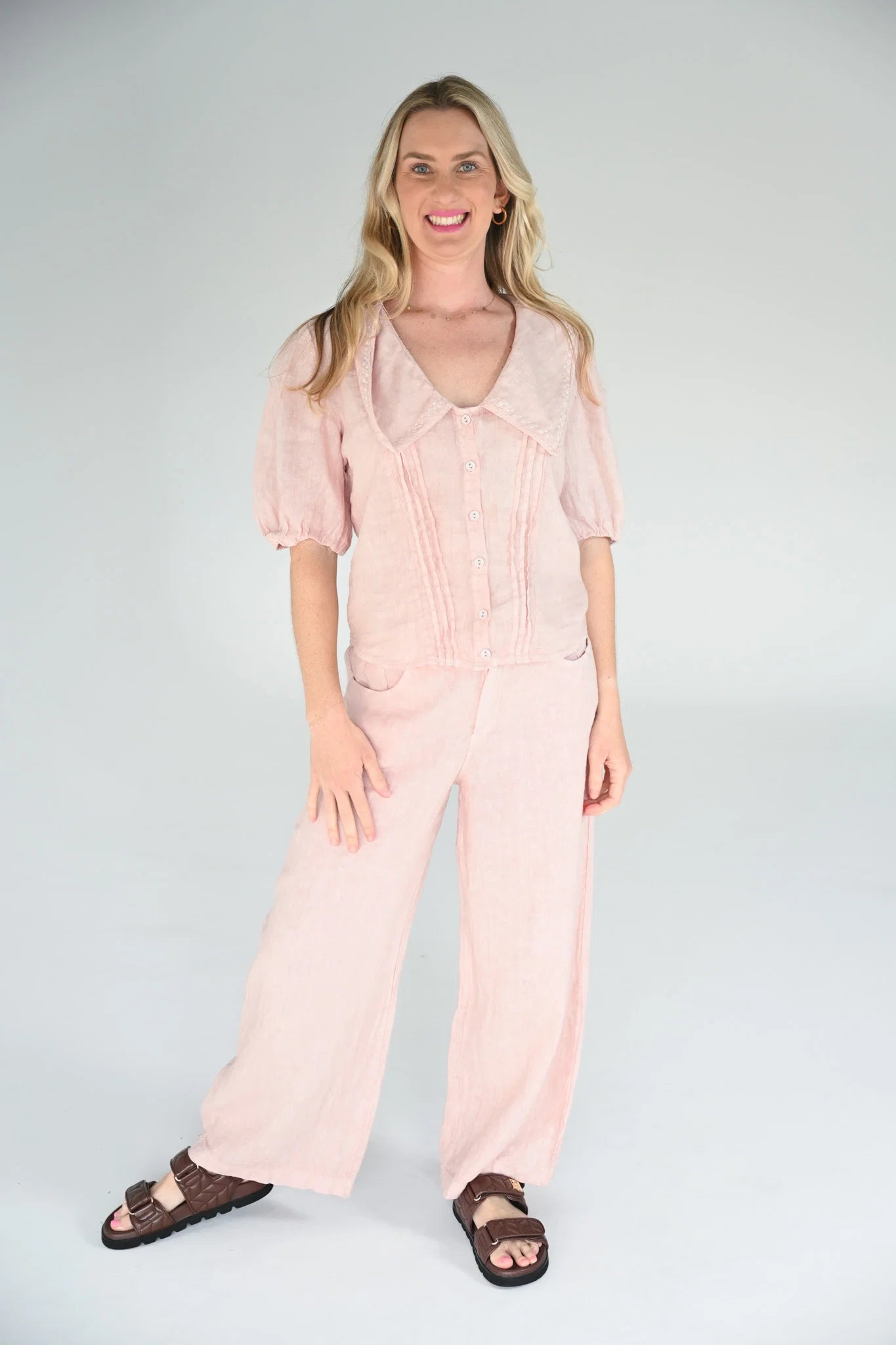 Portofino Pan Top - Pink