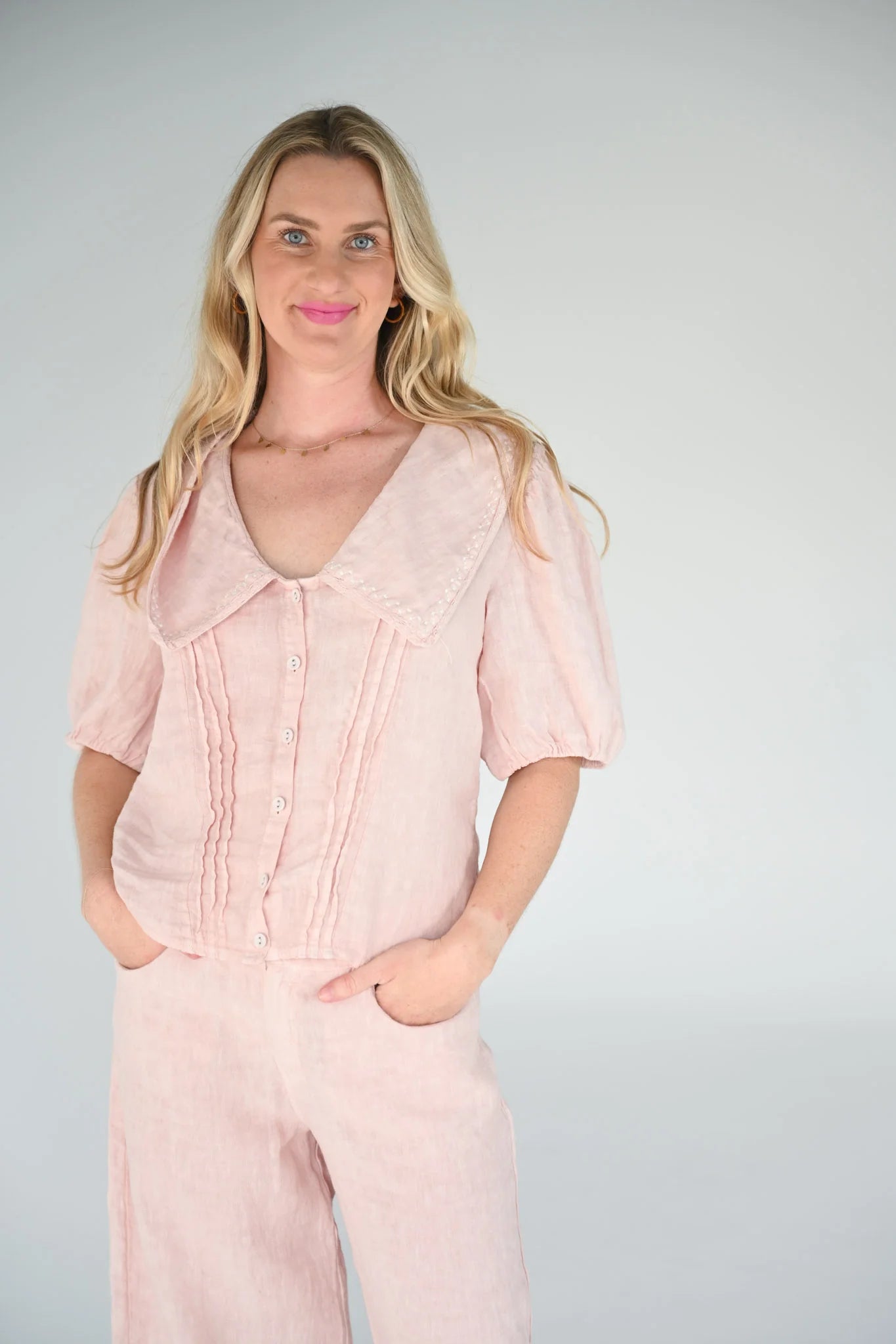 Portofino Pan Top - Pink