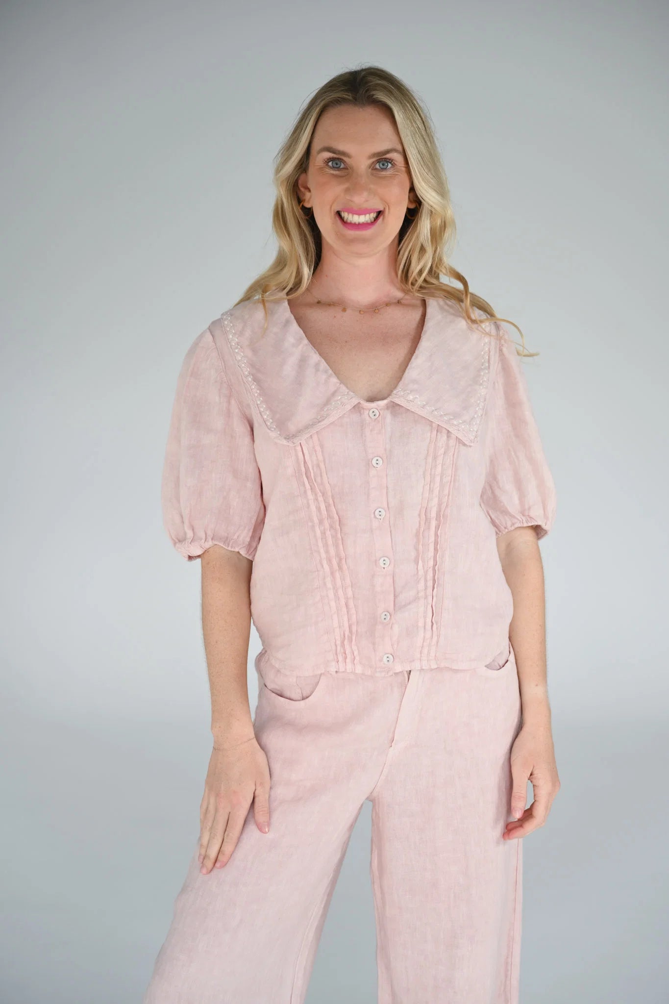Portofino Pan Top - Pink