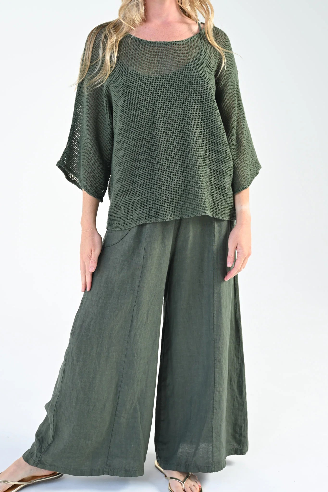 Portofino Zara Pant - Khaki