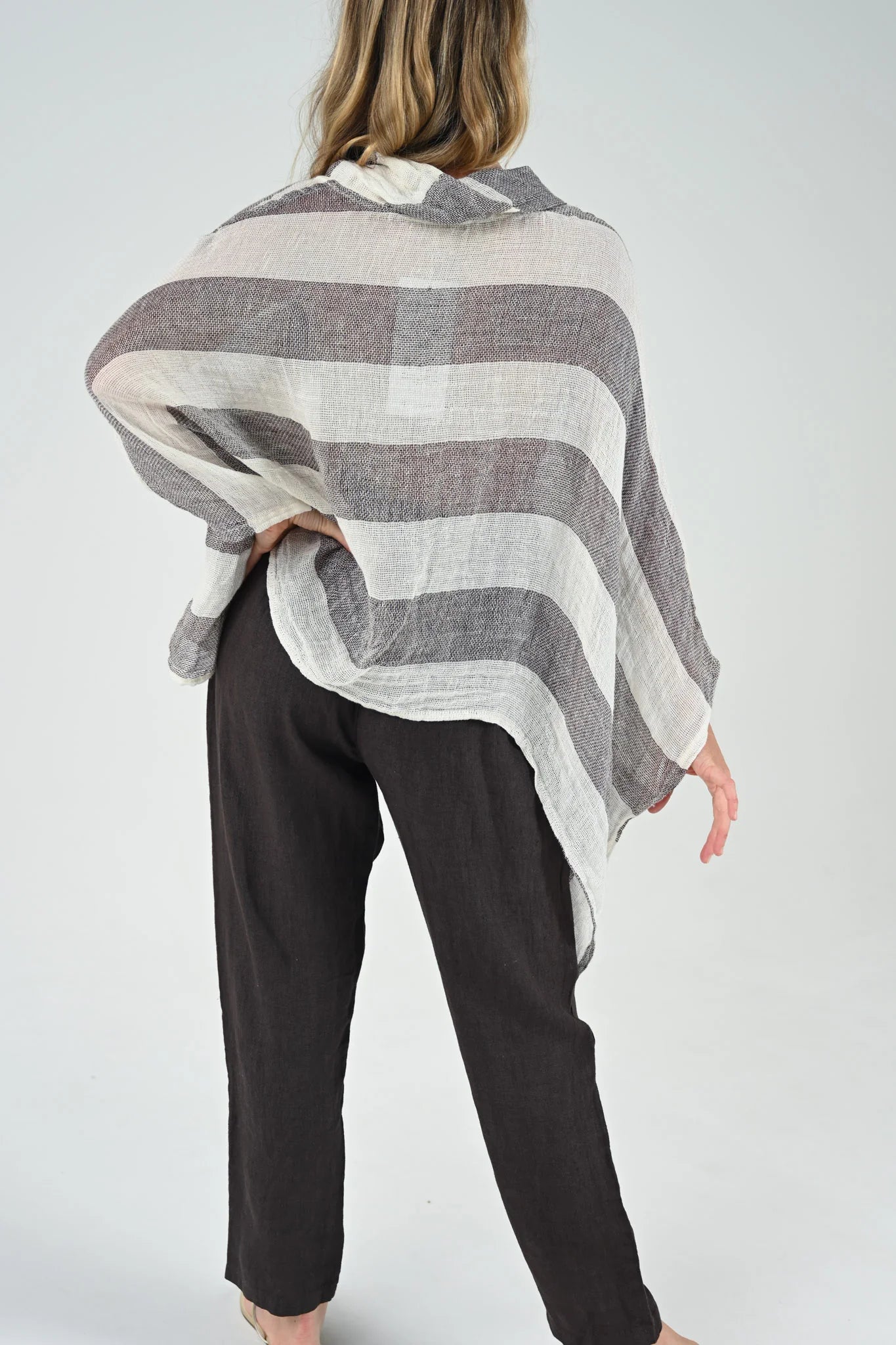 Portofino Monte Top - Brown Stripe