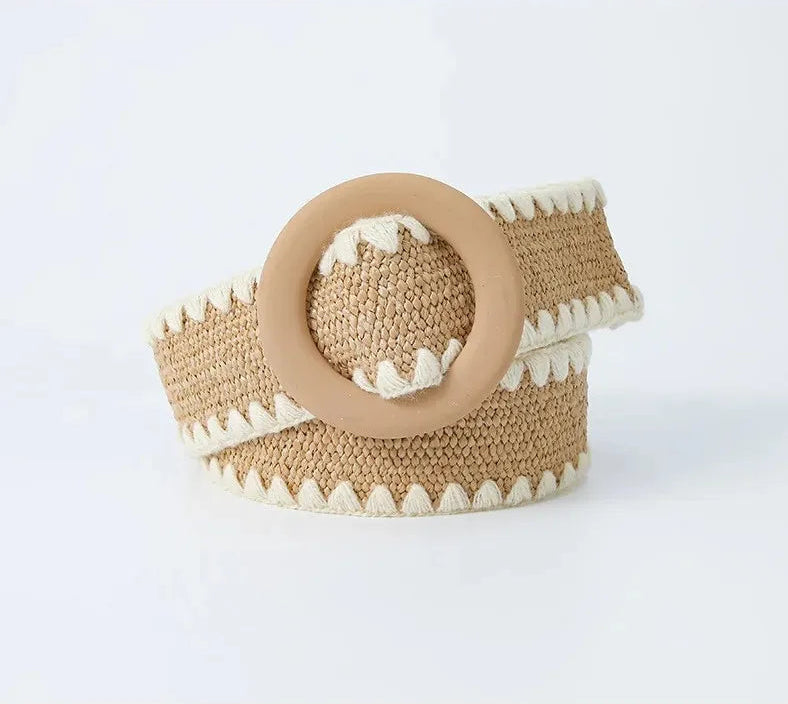 Tropicana Round Buckle Belt