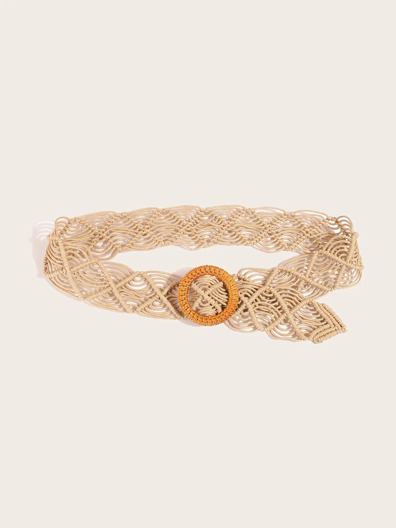 Havana Macramé Circle Belt