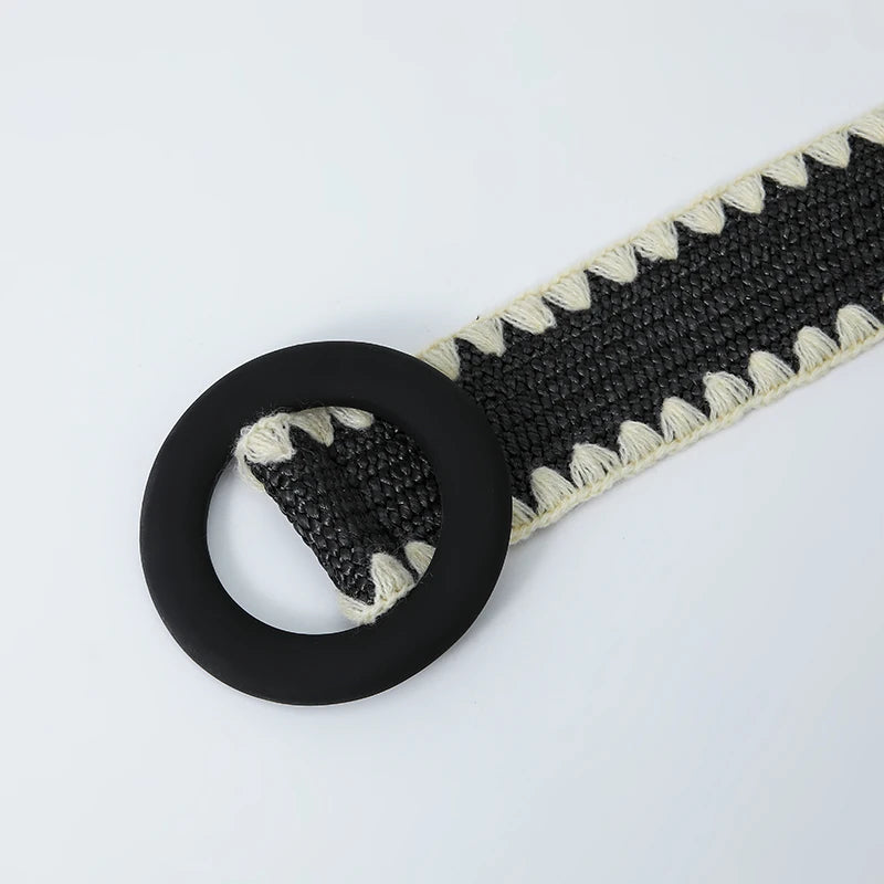 Tropicana Round Buckle Belt